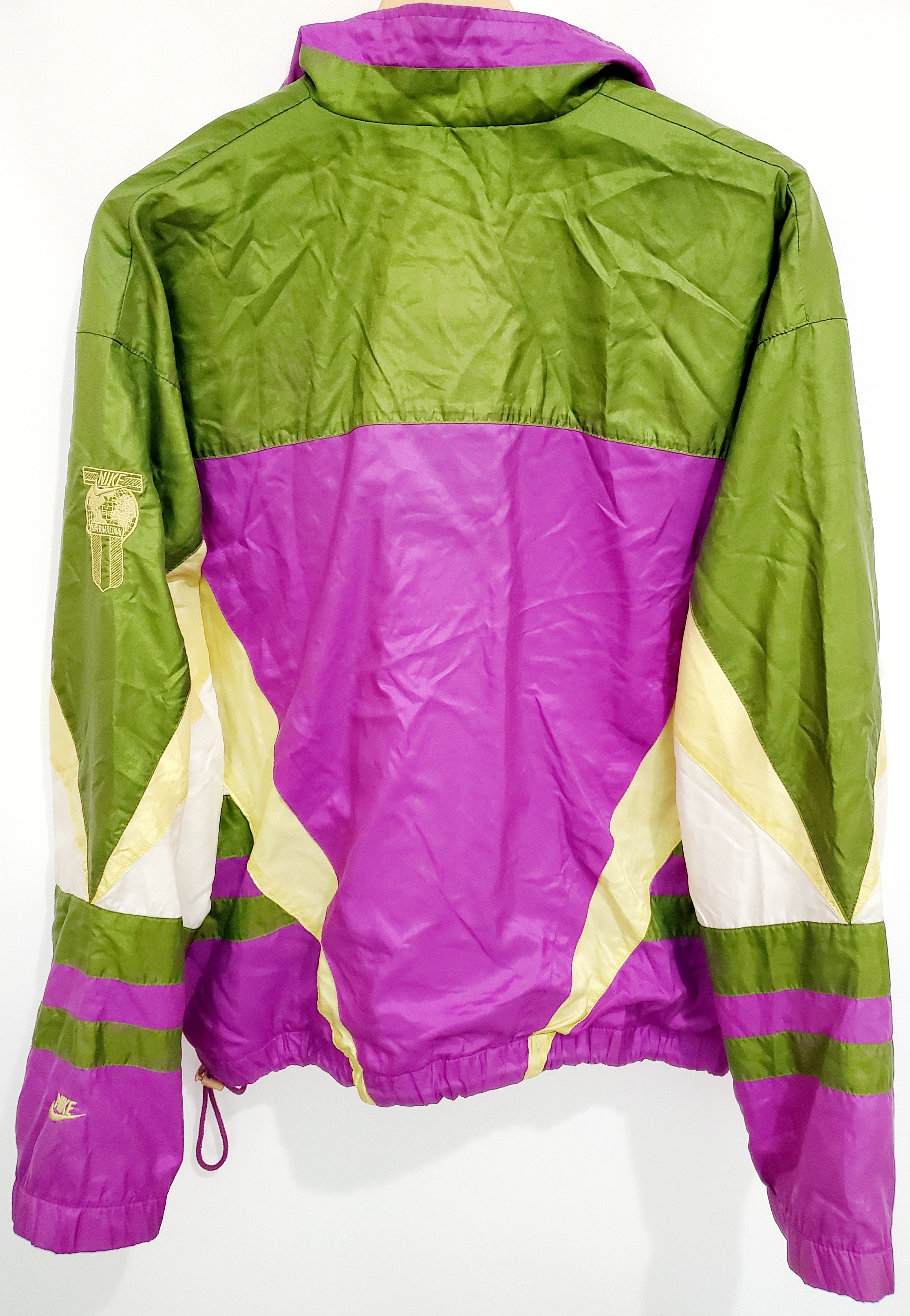 Nike × Vintage Vintage Nike International Track Retro Nylon Jacket 90s L Size US L / EU 52-54 / 3 - 6 Thumbnail