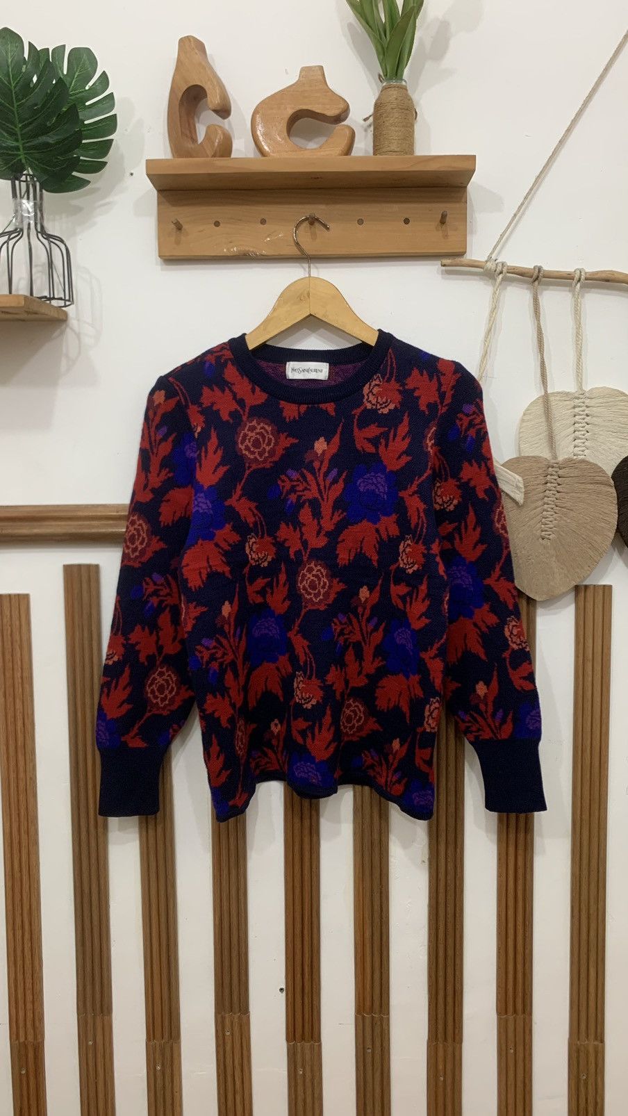 Designer × Saint Laurent Paris × Yves Saint Laurent Yvessaintlaurent Knitwear Size M / US 6-8 / IT 42-44 - 1 Thumbnail