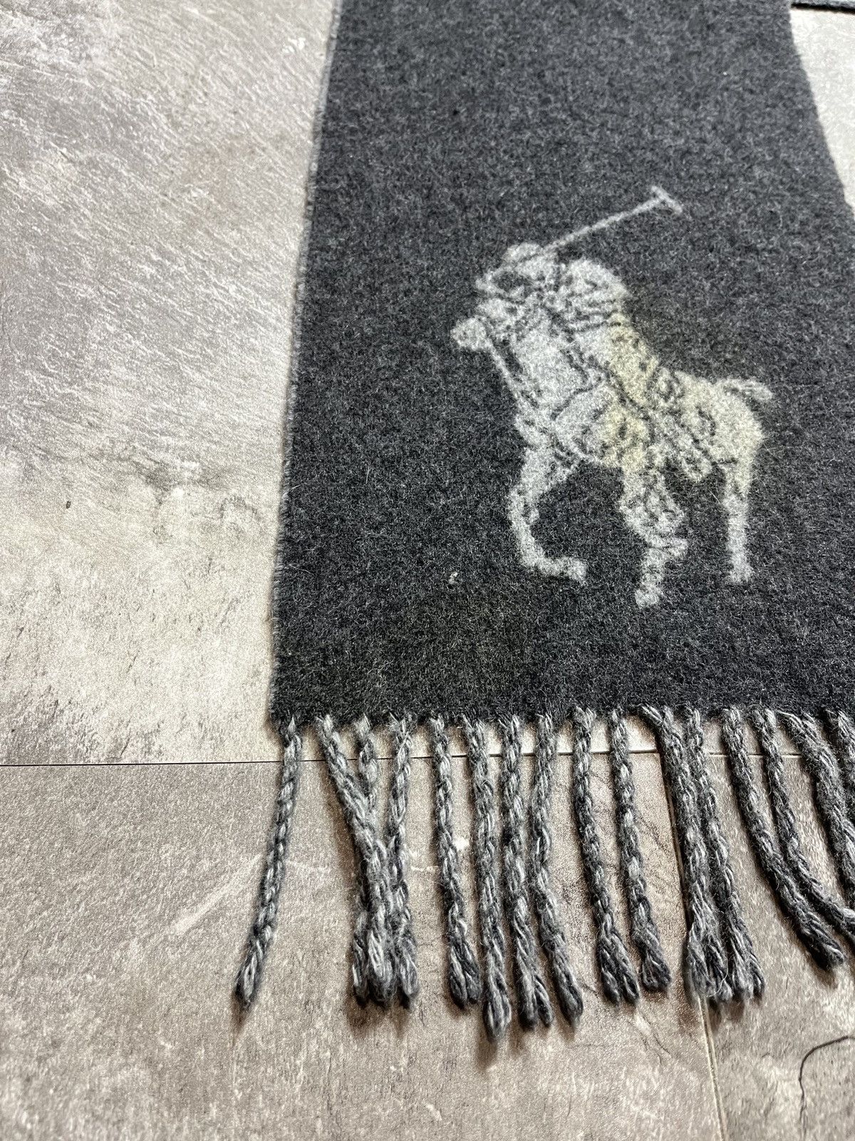 Polo Ralph Lauren Vintage Polo Ralph Lauren Big Pony Scarf Wool Cashmere Size ONE SIZE - 4 Thumbnail
