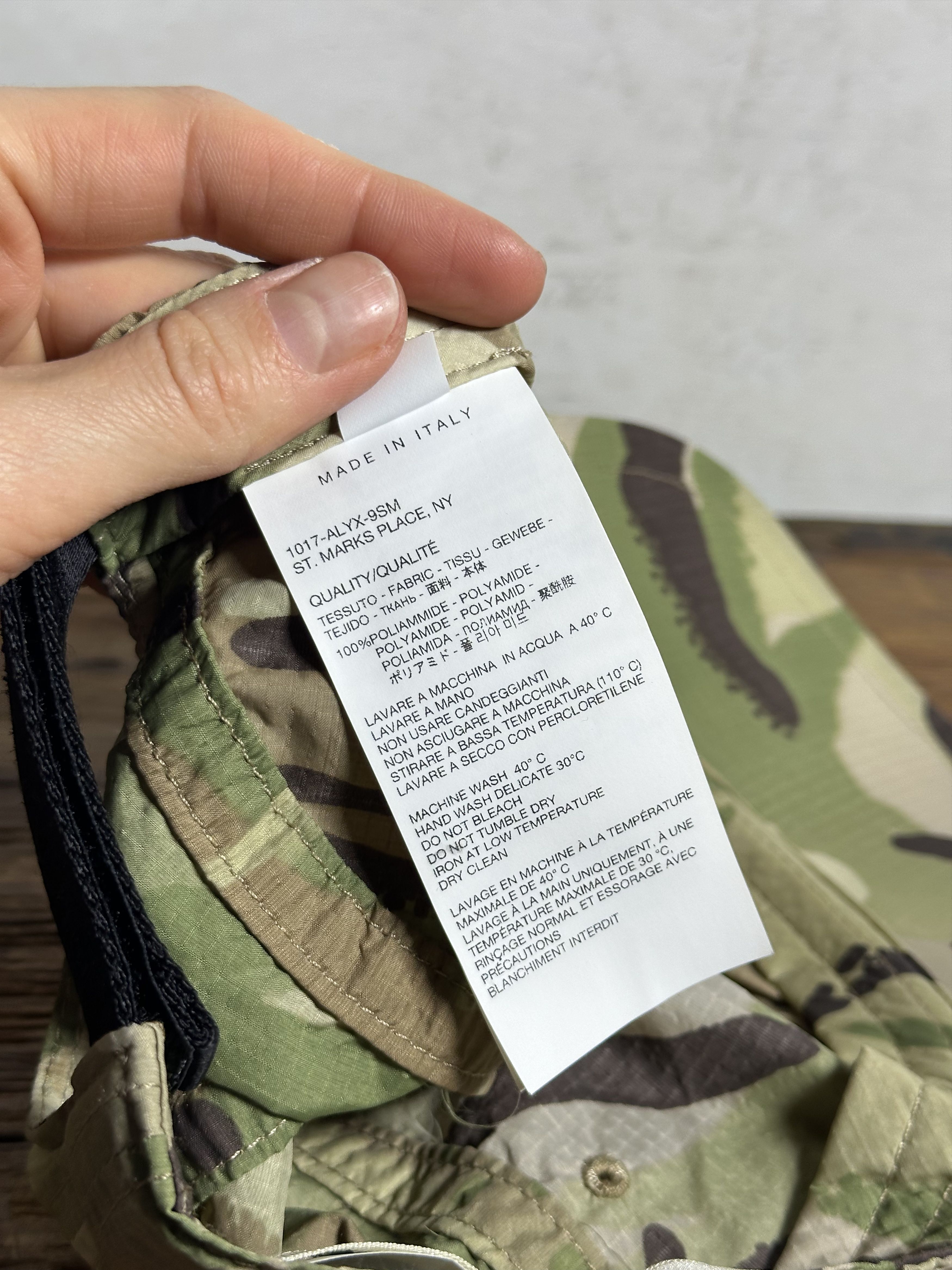 1017 ALYX 9SM 1017 ALYX 9SM Nylon Camo Cap Size ONE SIZE - 7 Thumbnail