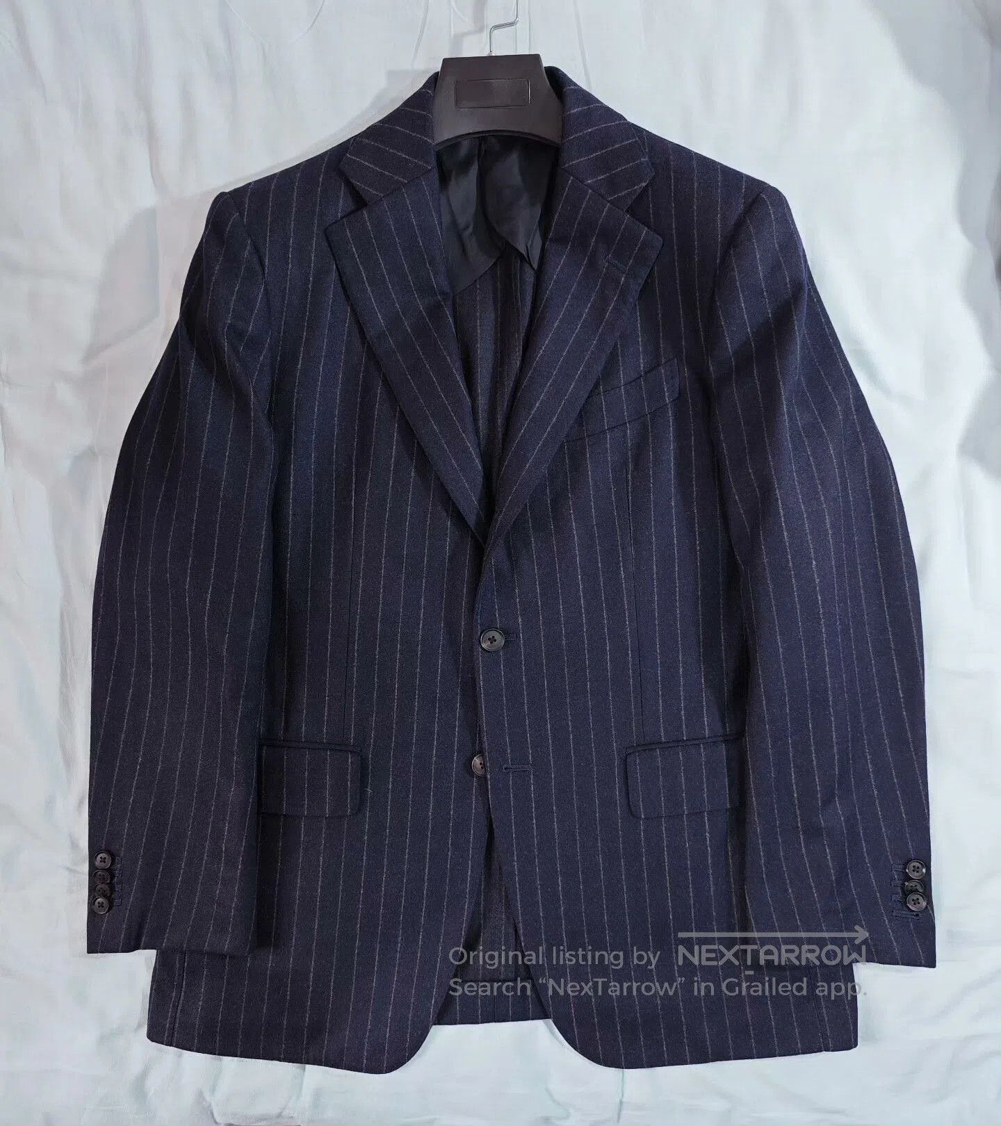 Ermenegildo Zegna Custom Zegna Flannel Suit Jacket. Size US M / EU 48-50 / 2 - 5 Thumbnail