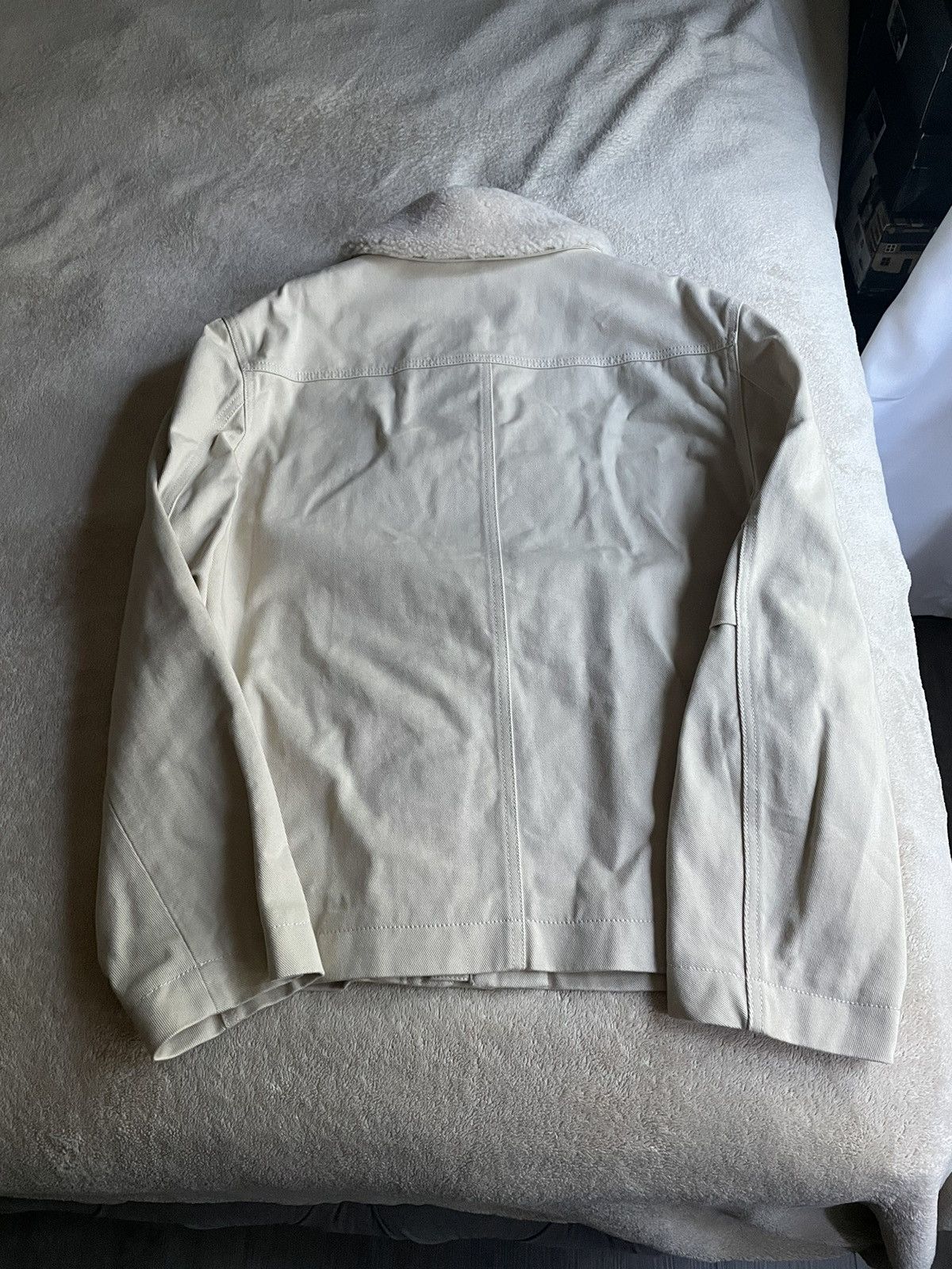 Louis Vuitton Louis Vuitton Beige Monogram Workwear Denim Jacket Size US M / EU 48-50 / 2 - 8 Thumbnail