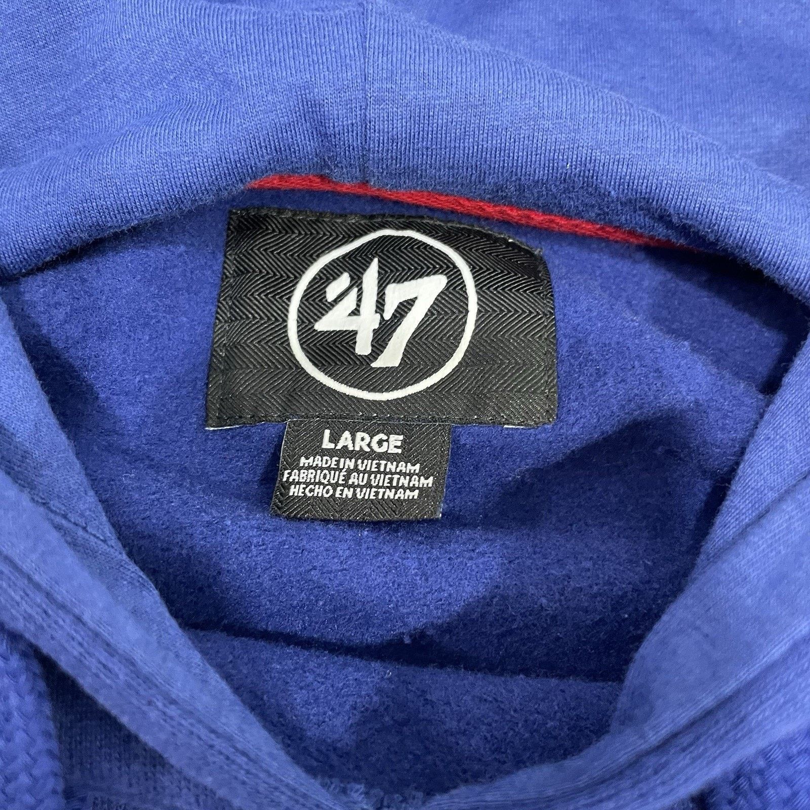 47 Brand 47 Brand New England Patroits Men's Large Blue Hoodie NFL Size US L / EU 52-54 / 3 - 4 Thumbnail
