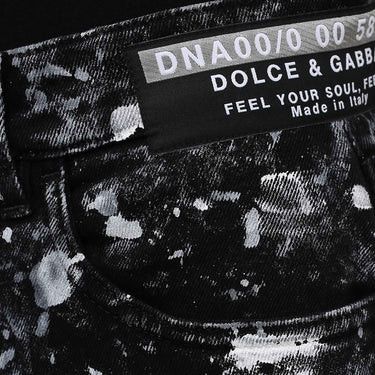 Dolce & Gabbana o1y0125 Logo Jeans in Black/White Size US 36 / EU 52 - 4 Thumbnail