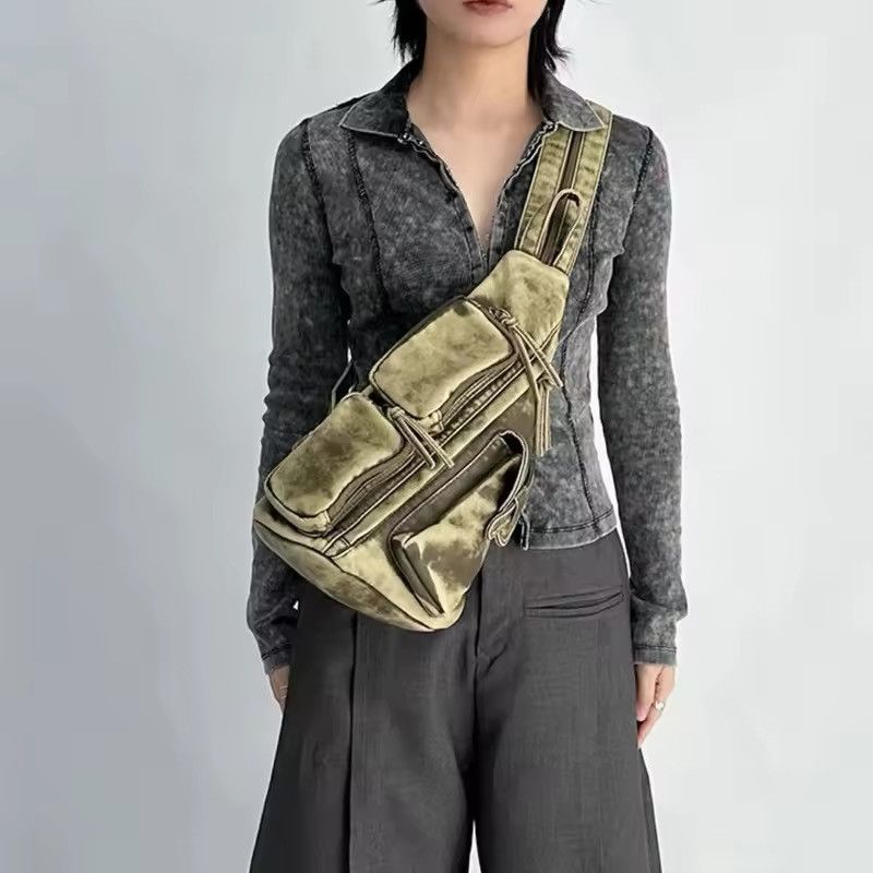Japanese Brand × Vintage Multi-pockets Sling Chest Bag Size ONE SIZE - 1 Thumbnail