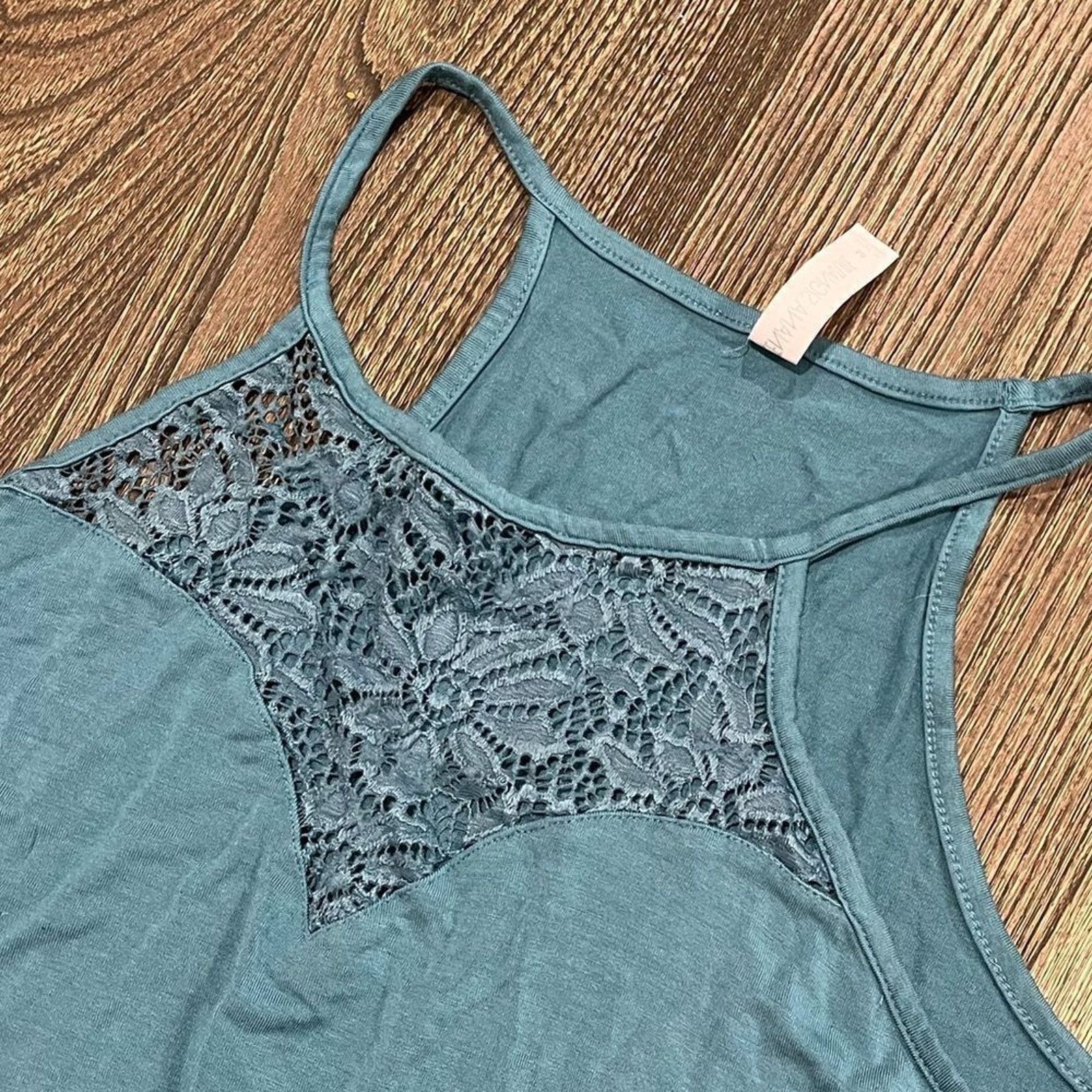 Vintage Zenana Signature Halter Tank Top Lace Front Sleeveless M Size M / US 6-8 / IT 42-44 - 2 Thumbnail