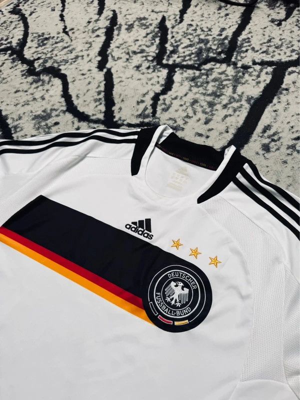 Adidas Adidas German national team vintage white black XXL jersey Size US XXL / EU 58 / 5 - 3 Thumbnail