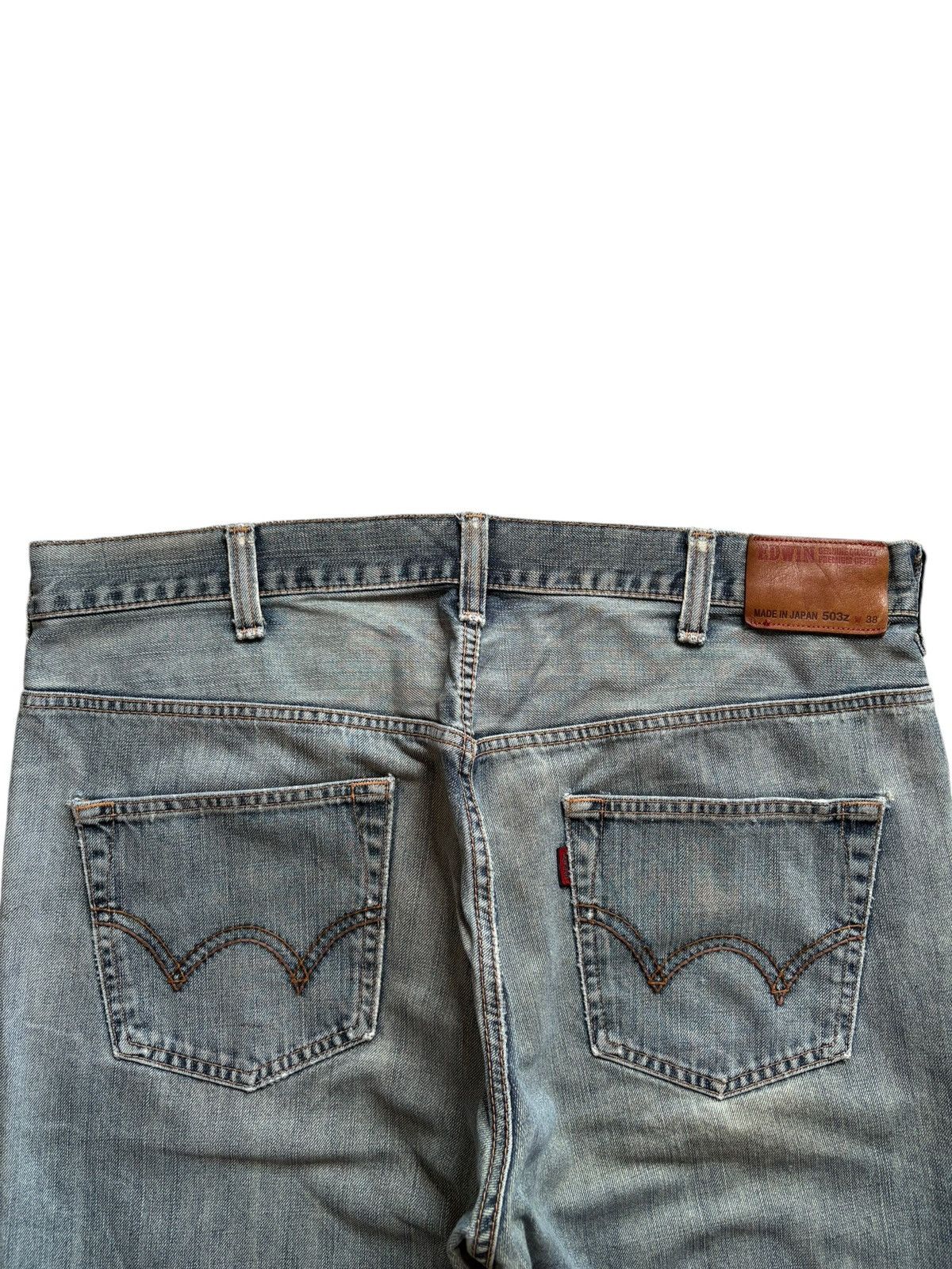 Edwin × Japanese Brand SALES🔥Vintage Japanese Edwin Distressed Baggy Jeans Size US 39 - 8 Thumbnail
