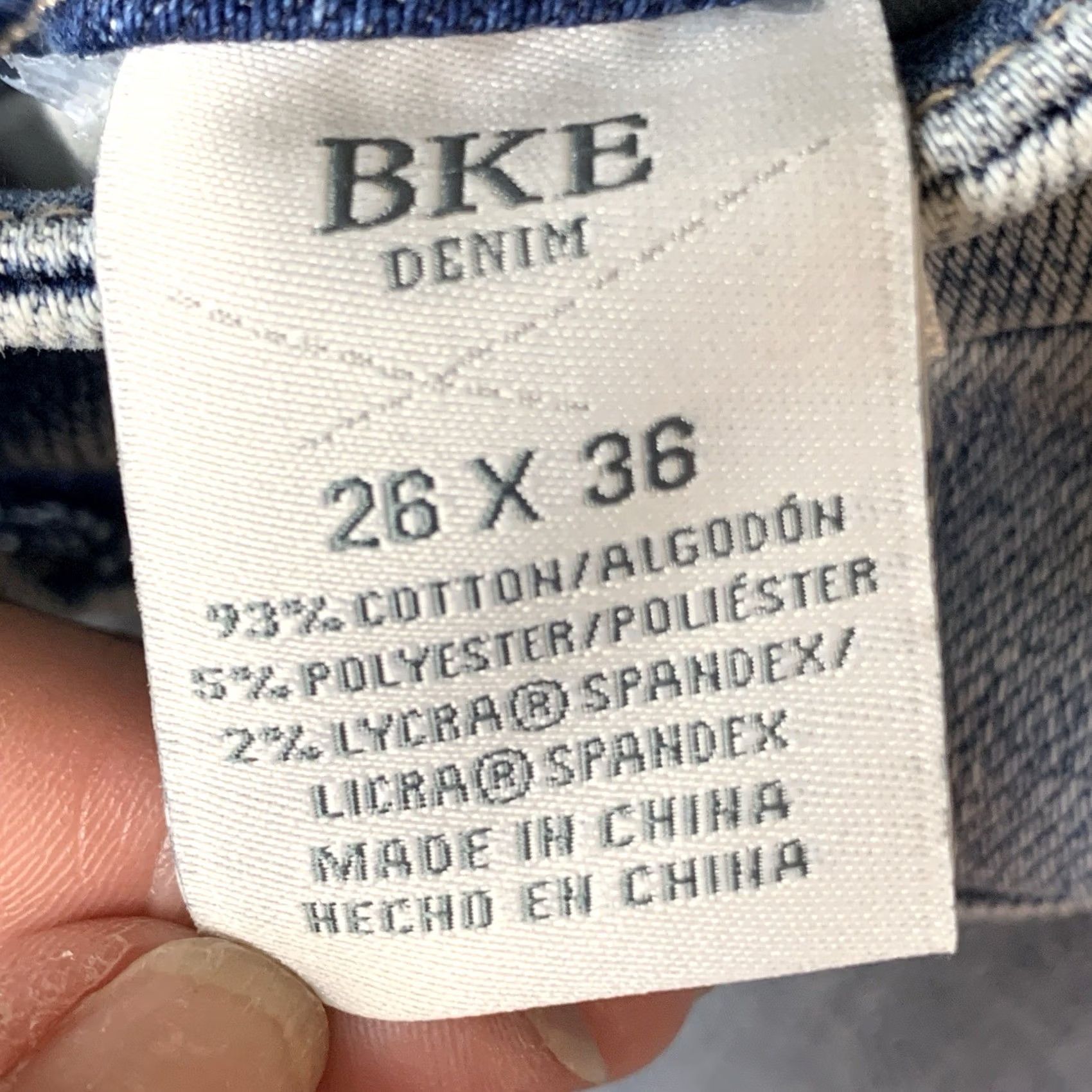 Vintage Buckle Parker Jeans Women 26XL Blue Bootcut Denim 5-Pocket Zipper Regular Stretch Y2K Cowgirl Western Vintage: No Size 26" / US 2 / IT 38 - 5 Thumbnail