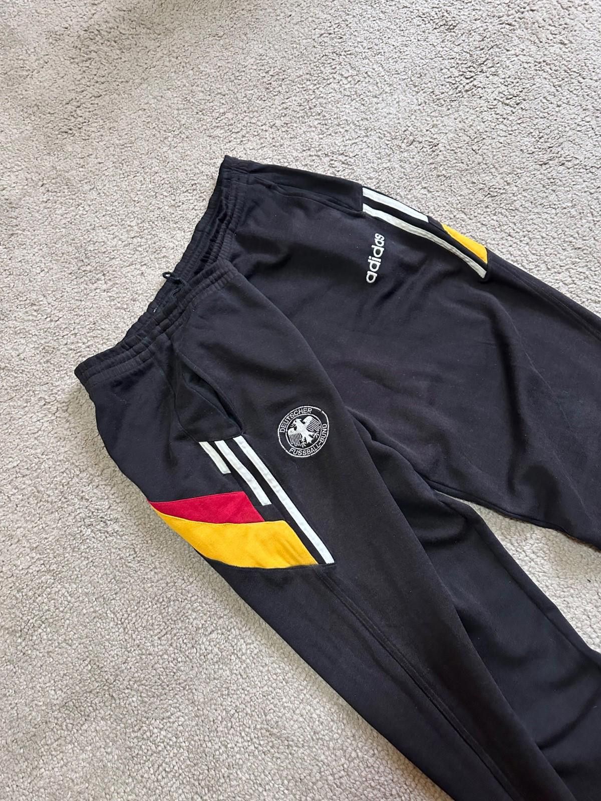 Adidas 1996-97 Germany adidas Football Soccer Track Pants/Bottoms Size US 36 / EU 52 - 8 Thumbnail