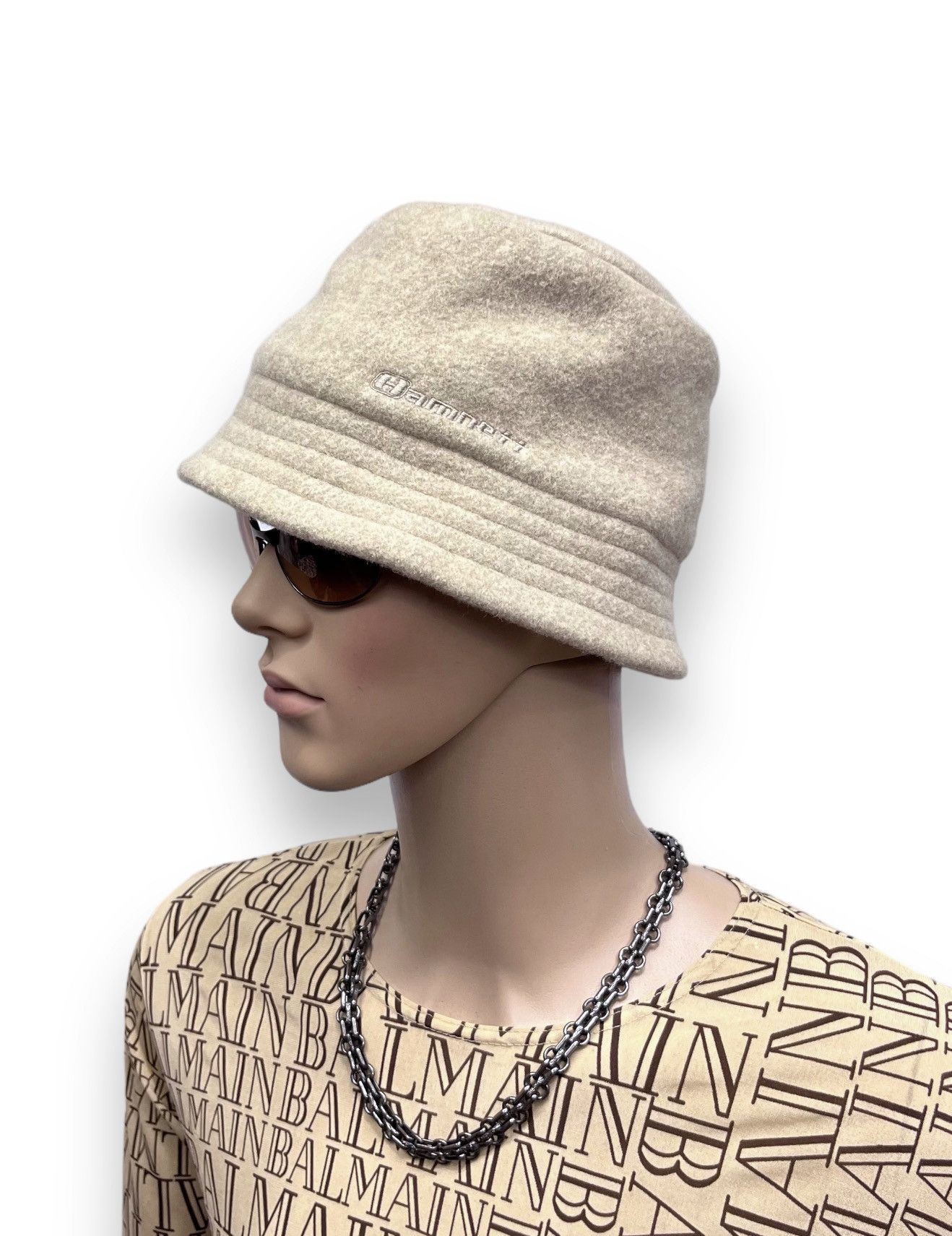 Katharine Hamnett London FYE🔥90’s KATHARINE HAMNETT Wool Bucket Hat Size ONE SIZE - 1 Thumbnail