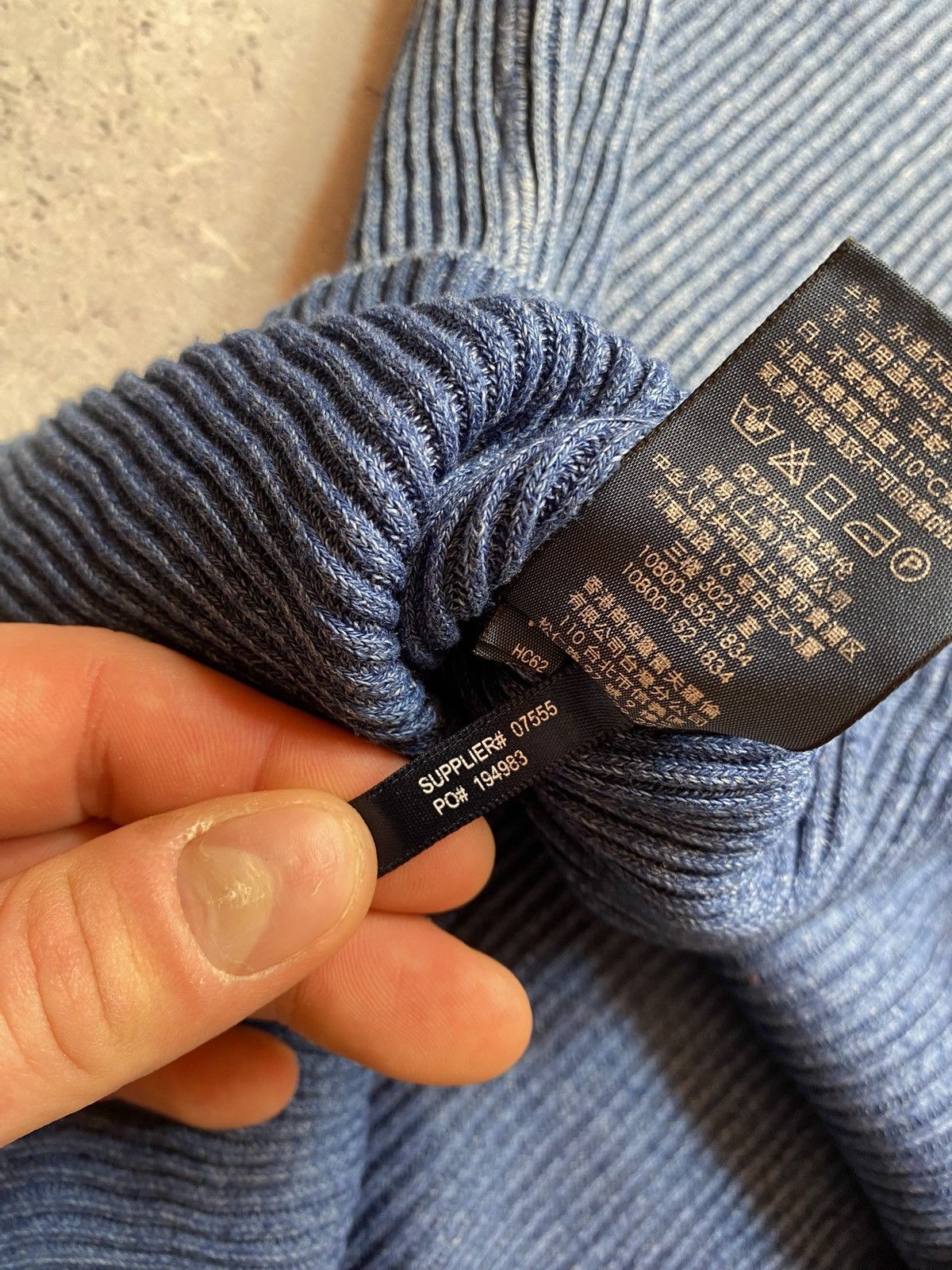 Polo Ralph Lauren Vintage Blue Polo Ralph Lauren Mens Sweater Size XL Size US XL / EU 56 / 4 - 14 Thumbnail