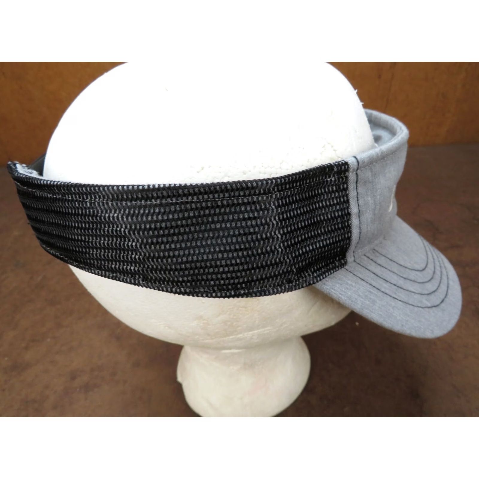 Vintage VINTAGE Outdoor Cap Boji Surf Viser snapback Hat Gray Black Adjustable USA Logo Snapback Unisex Adults Summer Spring Boys Girls Mens Womens? Size ONE SIZE - 4 Thumbnail