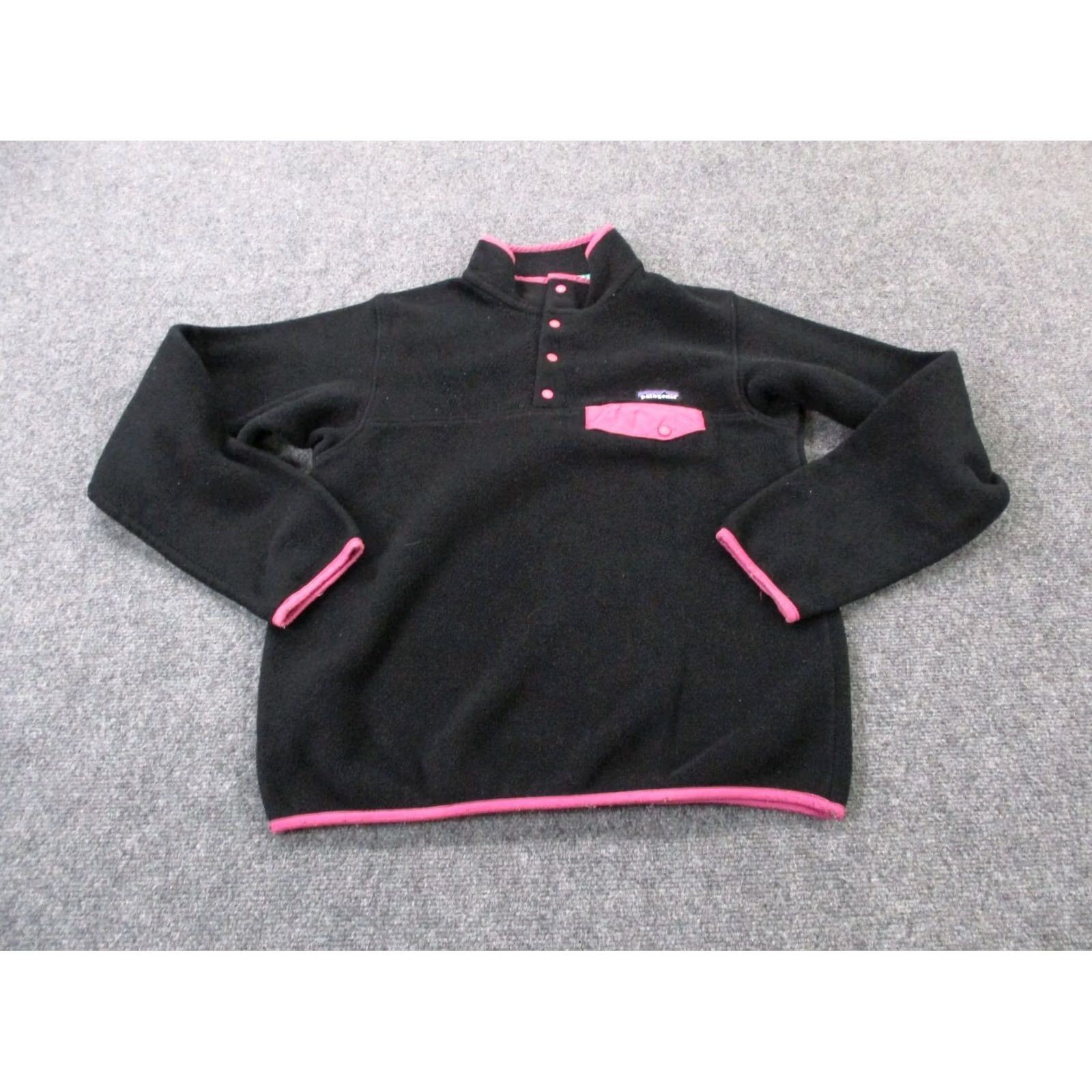 Patagonia Patagonia Jacket Womens M Black Snap Fleece Synchilla Sweater Jumper 25455 Size M / US 6-8 / IT 42-44 - 2 Thumbnail