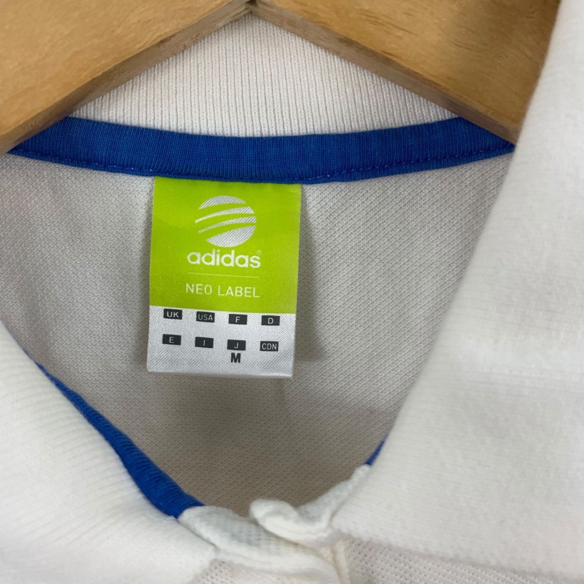 Adidas ADIDAS ORIGINALS NEO Label Embroidered Logo Ringer Polo Tee Size M / US 6-8 / IT 42-44 - 7 Thumbnail