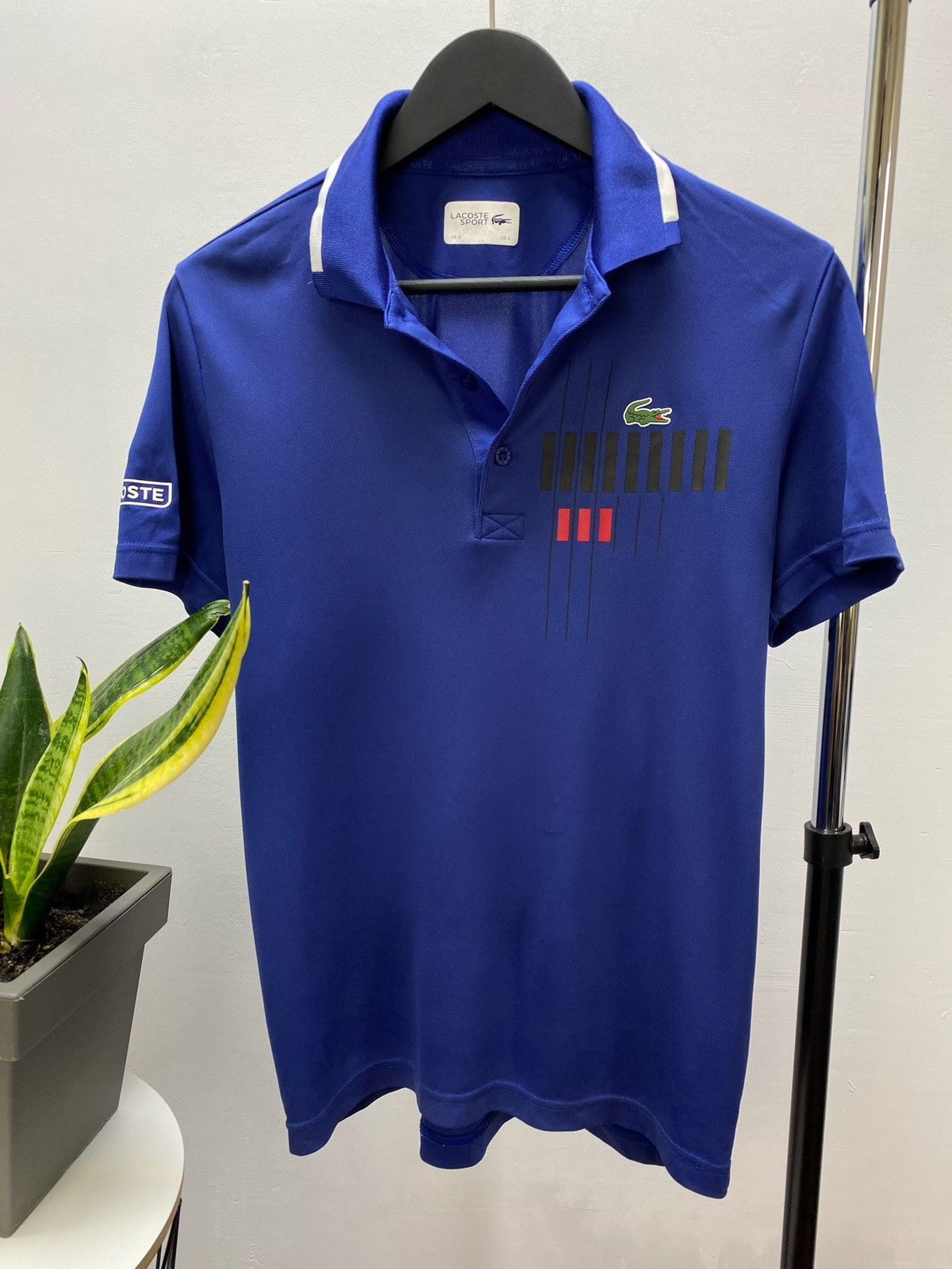 Lacoste Lacoste Sport Novak Djokovic Mens Tennis Polo Shirt BLACK Size US S / EU 44-46 / 1 - 3 Thumbnail