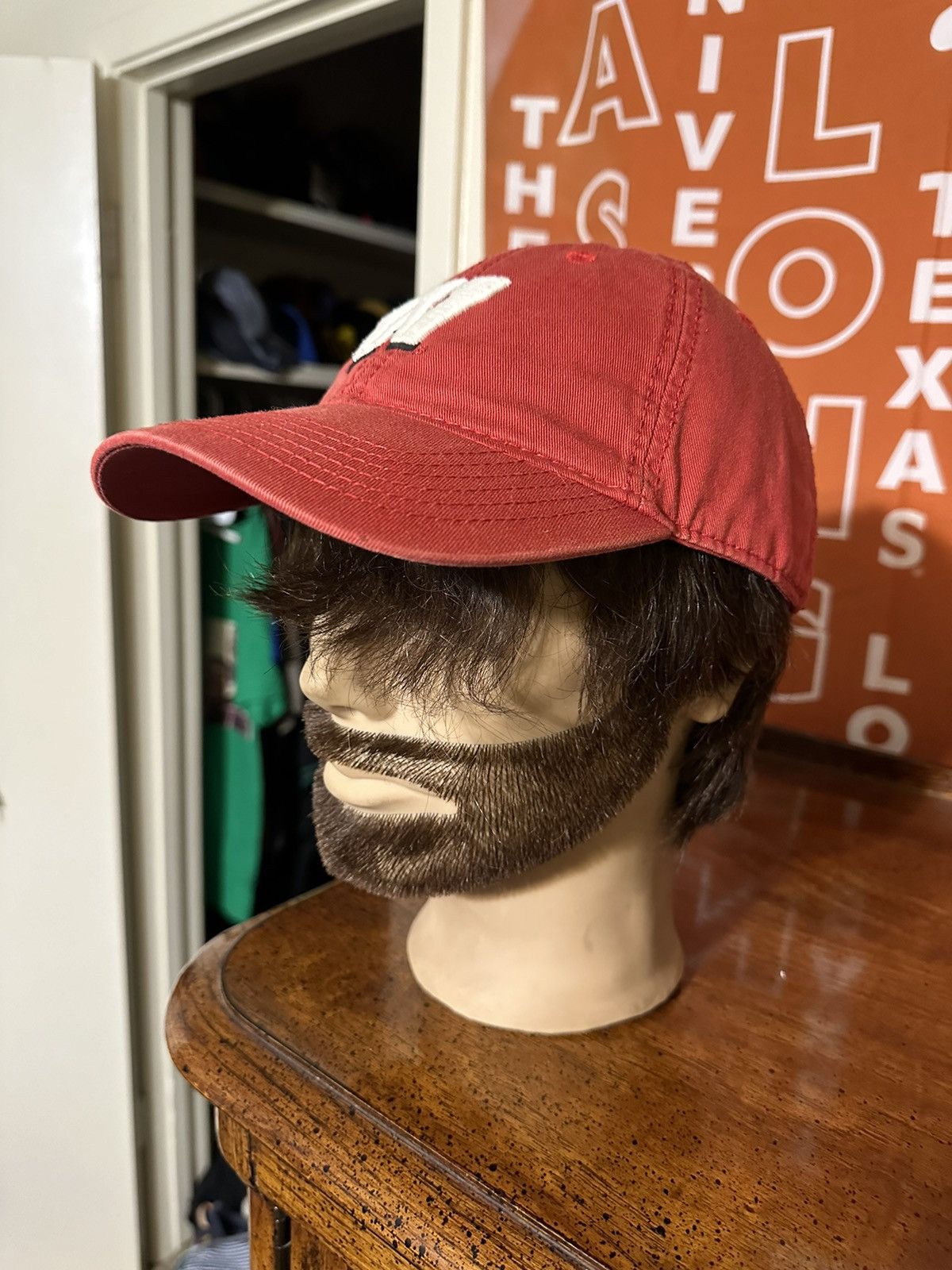 NCAA × Vintage Vintage NCAA Legacy Wisconsin Badgers “ triple red” hat 00s Size ONE SIZE - 6 Thumbnail
