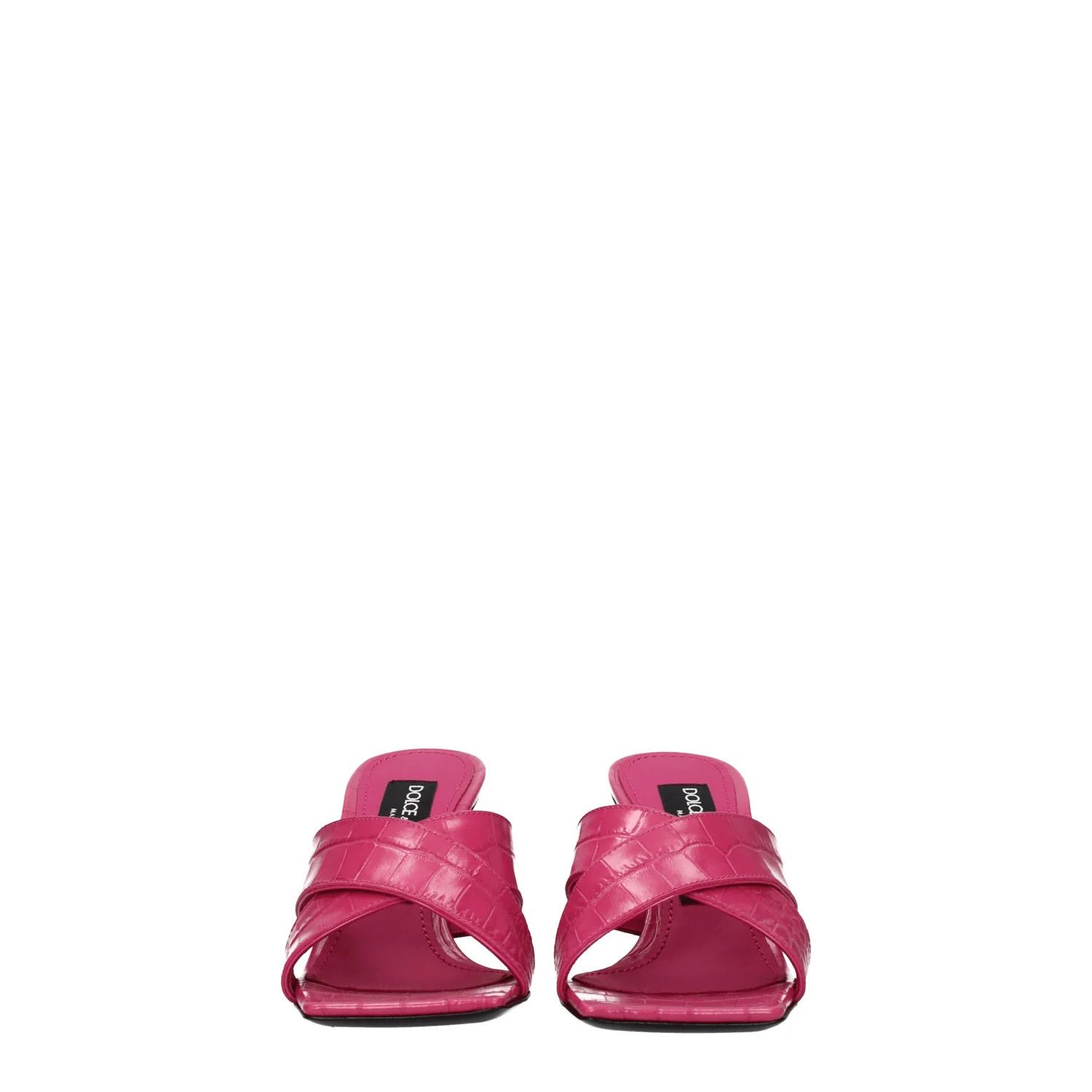 Dolce & Gabbana ob1o1e1124 Leather Sandals in Pink/Cyclamen Size US 7.5 / IT 37.5 - 3 Thumbnail