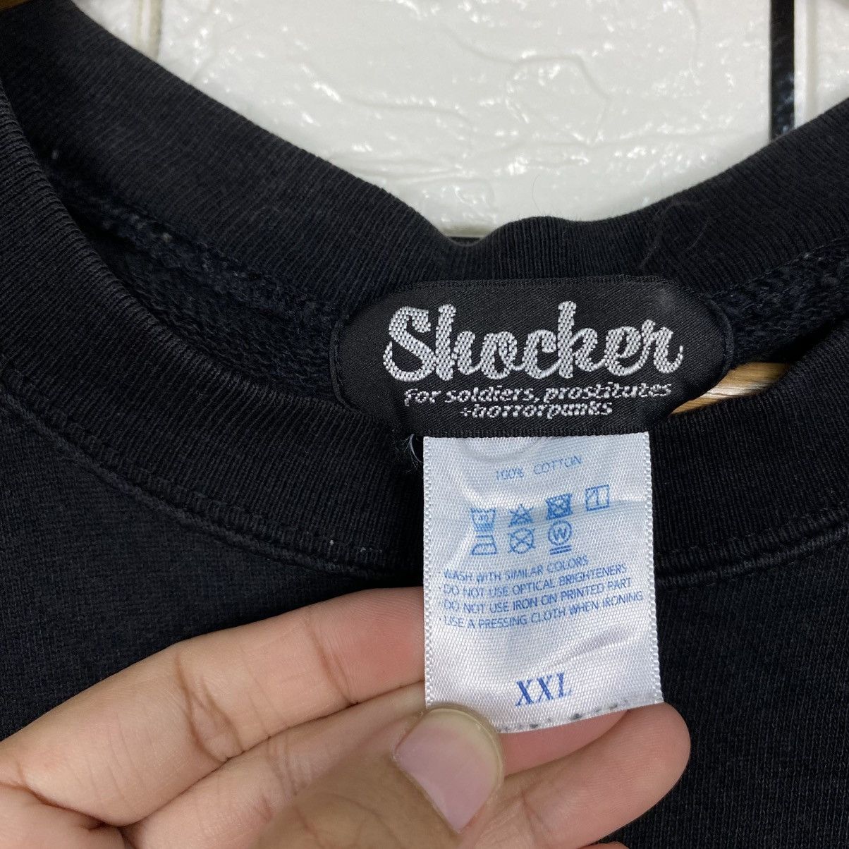 Japanese Brand Shocken Vintage Sweatshirt Punk Design Full Print Size US XXL / EU 58 / 5 - 15 Thumbnail