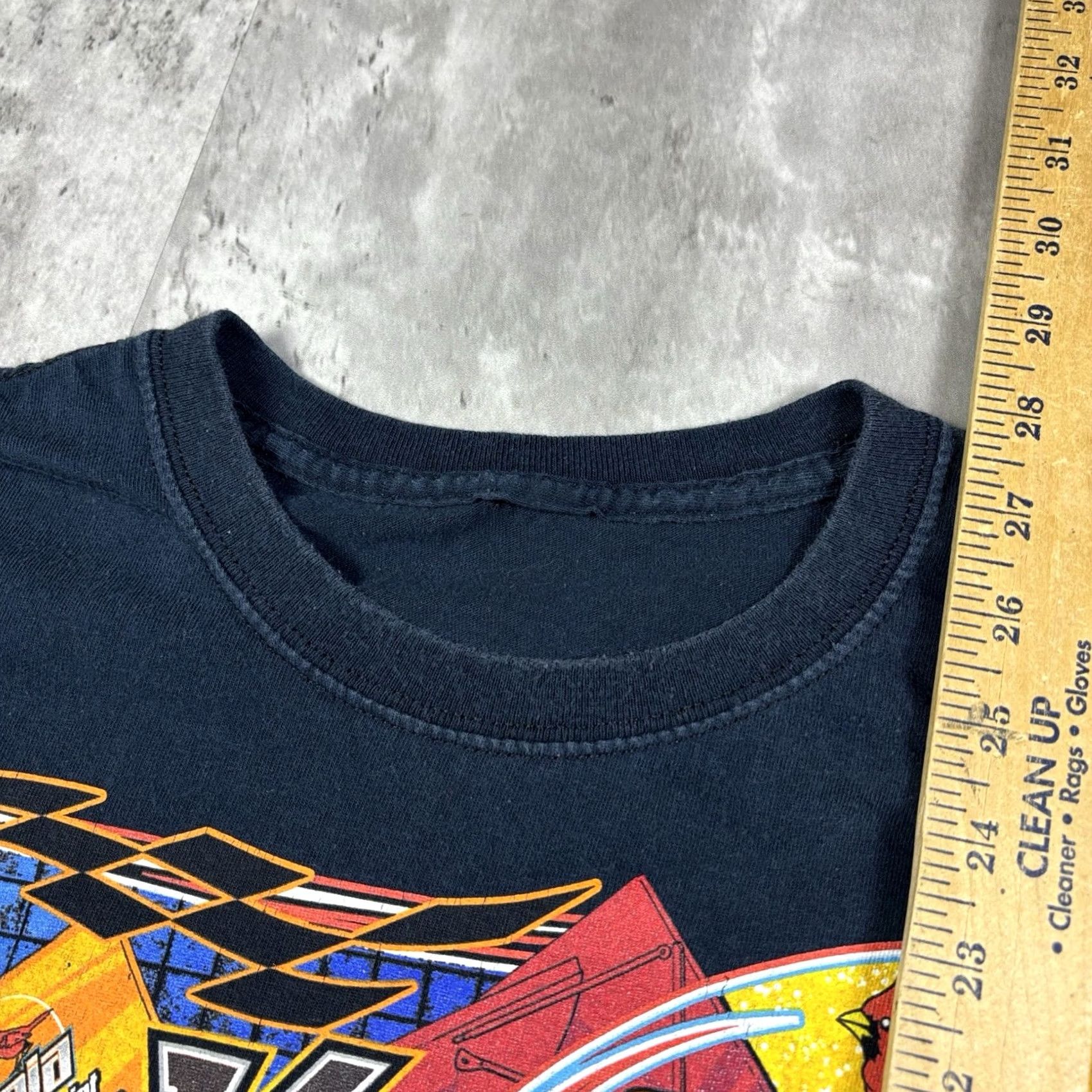 Vintage VINTAGE Sprint Car Racing T Shirt Black L Men Shirt 90s Retro Sports Graphic Print Crew Neck Short Sleeve Size US L / EU 52-54 / 3 - 6 Thumbnail
