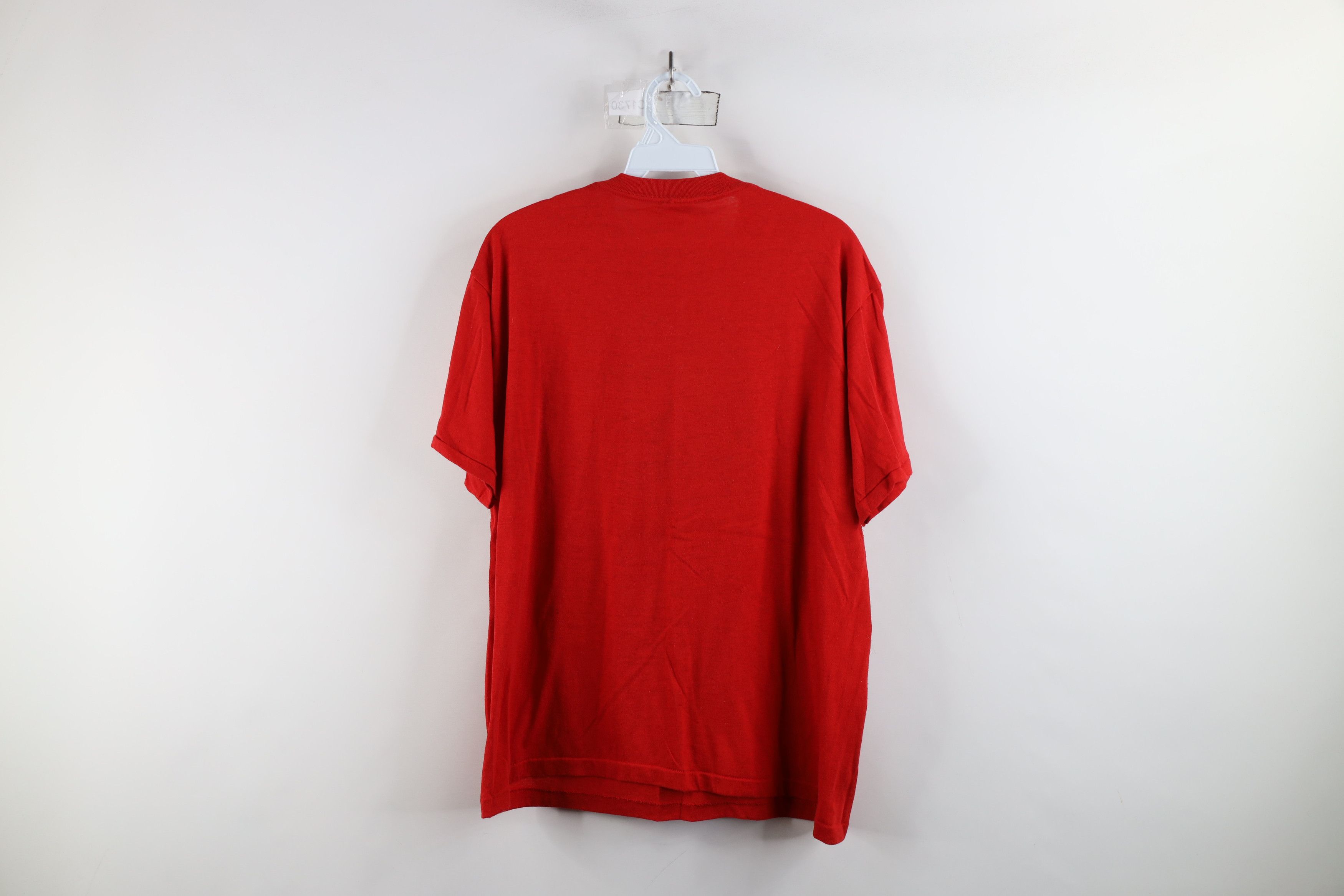 Vintage Vintage 80s Streetwear Zoo Panda Bears T-Shirt Red USA Size XL / US 12-14 / IT 48-50 - 11 Thumbnail