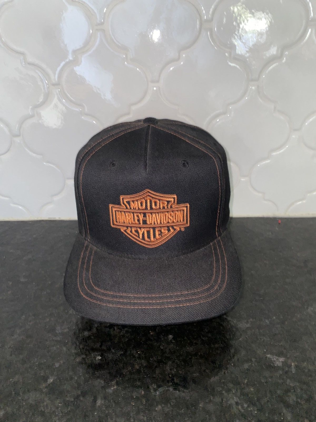 Harley Davidson Vintage 90s Harley Davidson san antonio snapback Size ONE SIZE - 1 Thumbnail