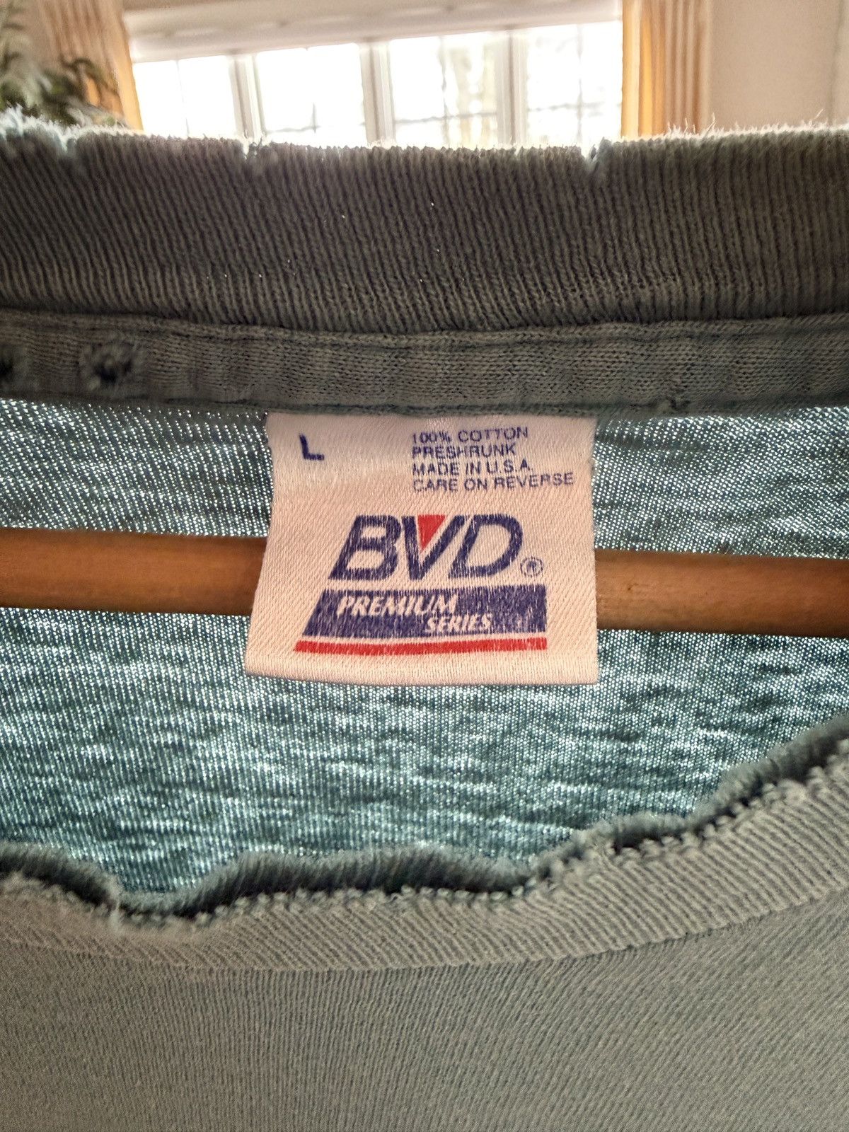 Vintage Vintage B.V.D. Distressed Selvedge Pocket Tee Size US L / EU 52-54 / 3 - 3 Thumbnail