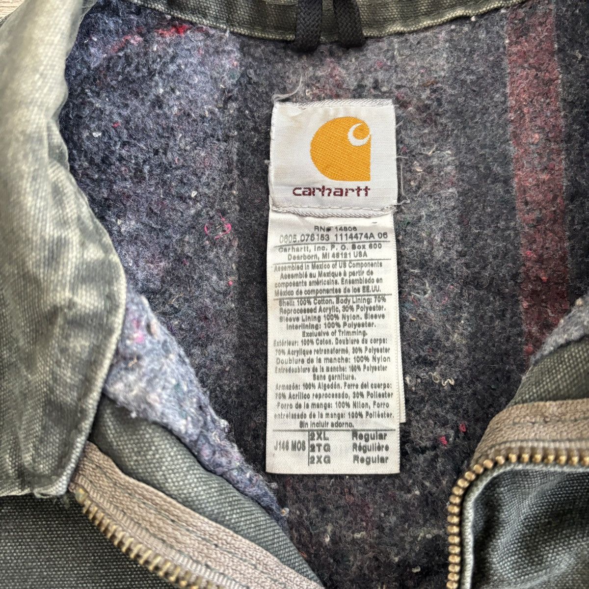 Carhartt × Vintage Vintage Carhartt Detroit Green Size US XXL / EU 58 / 5 - 5 Thumbnail