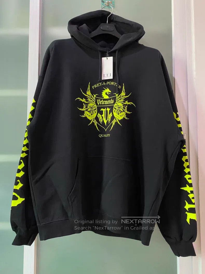 Vetements VETEMENTS Printed Hoodie with Hood Size US M / EU 48-50 / 2 - 1 Thumbnail