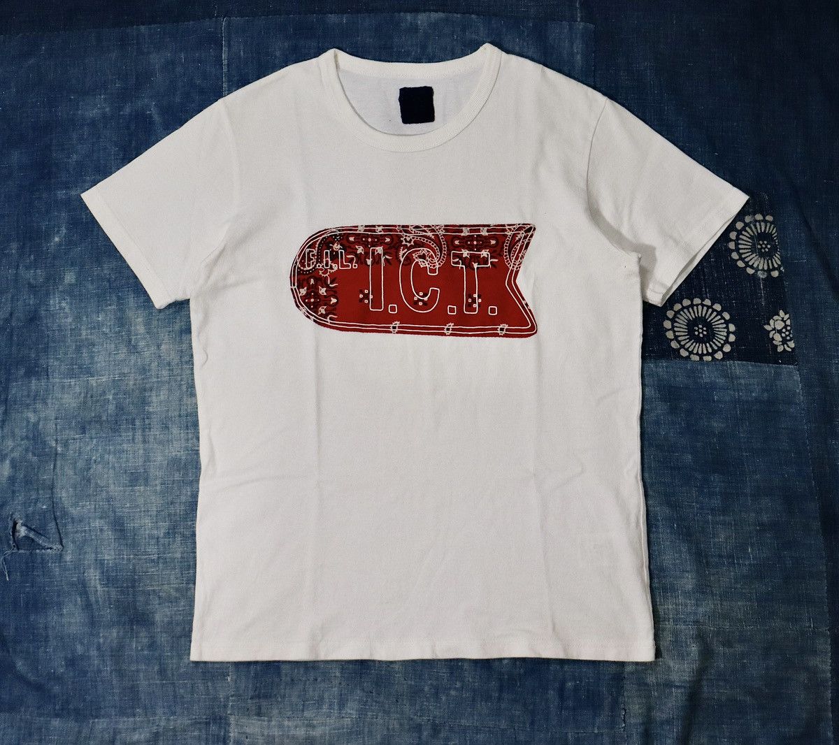 Visvim Visvim ICT 17ss Flag Bandana Tee Size US M / EU 48-50 / 2 - 2 Thumbnail