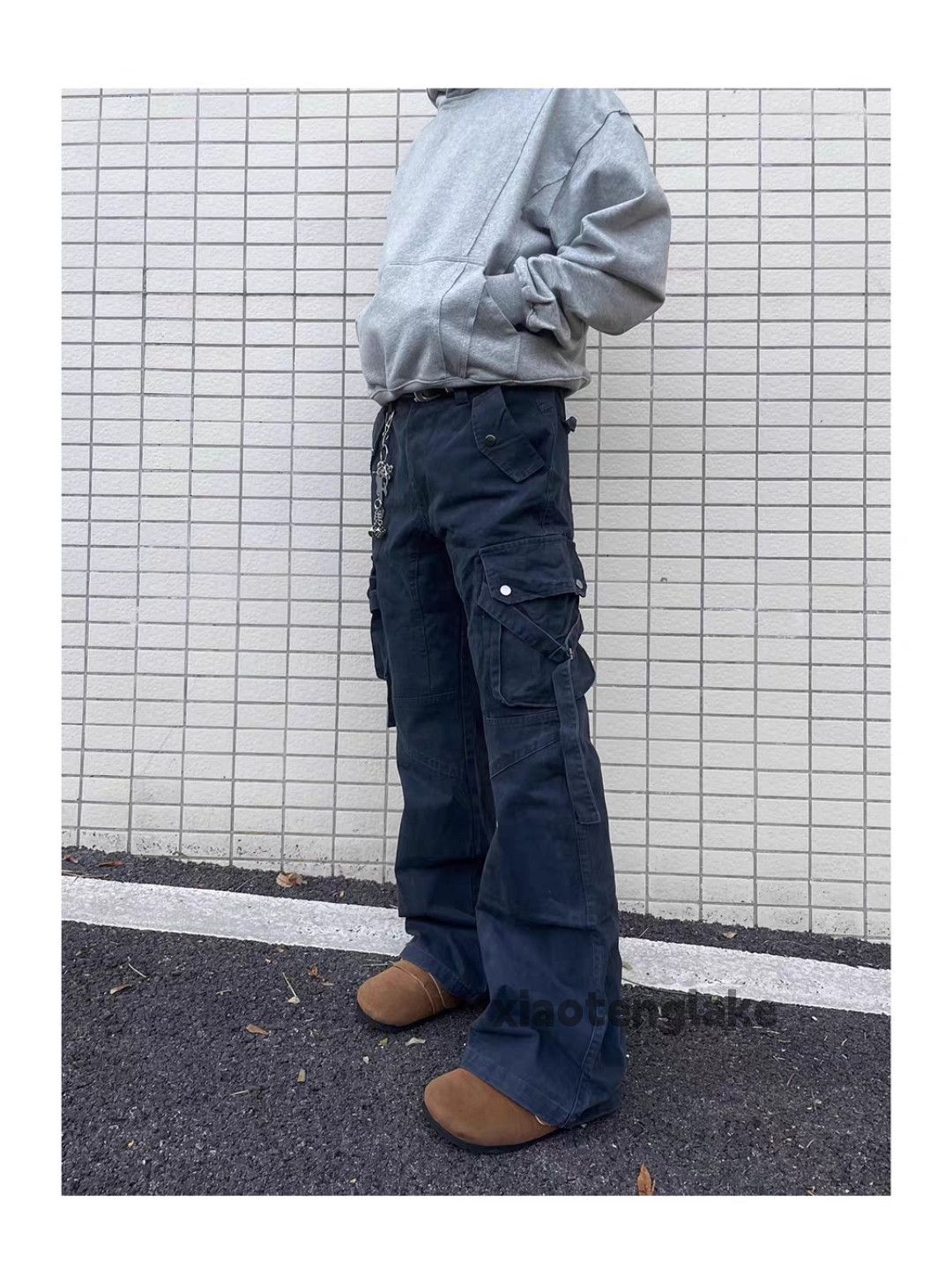 Designer × Japanese Brand × Vintage utility military loose outdoor workwear flared cargo pants Size US 32 / EU 48 - 5 Thumbnail