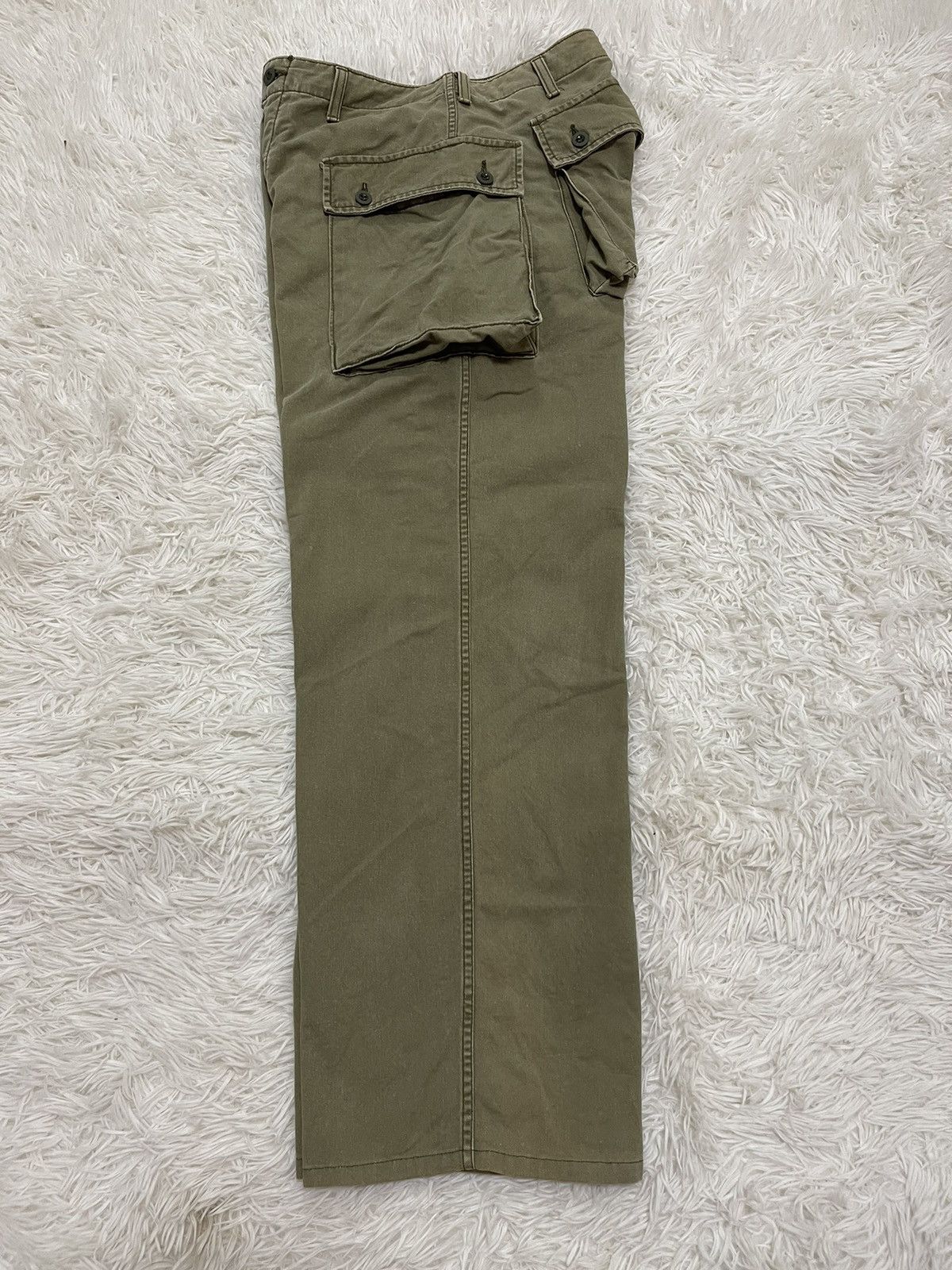 Schott Schott Monkey Baggy Military Style Vintage Cargo Pants Size US 30 / EU 46 - 16 Thumbnail
