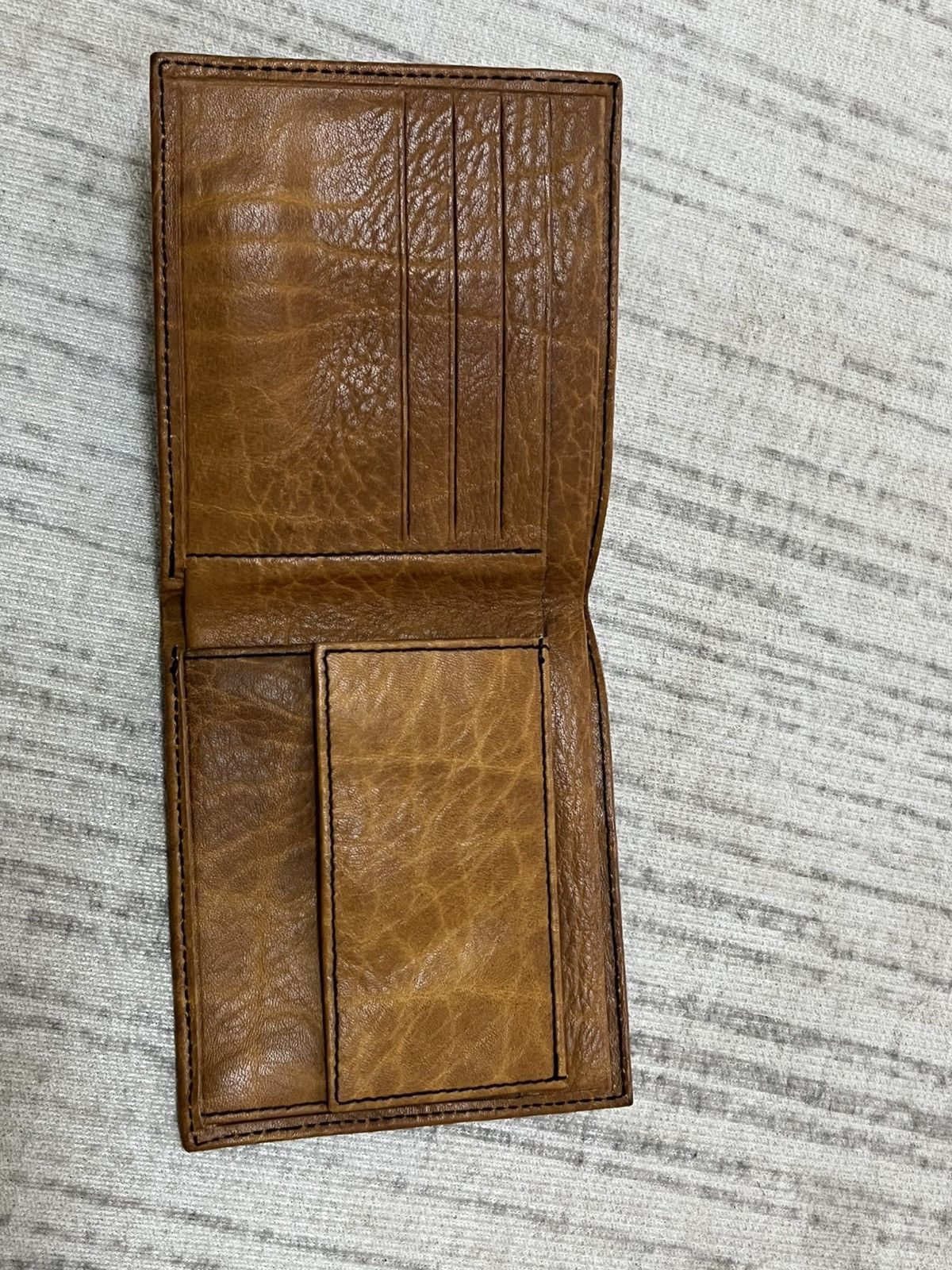 Leather Vintage 80s west germany leather wallet Size ONE SIZE - 3 Thumbnail