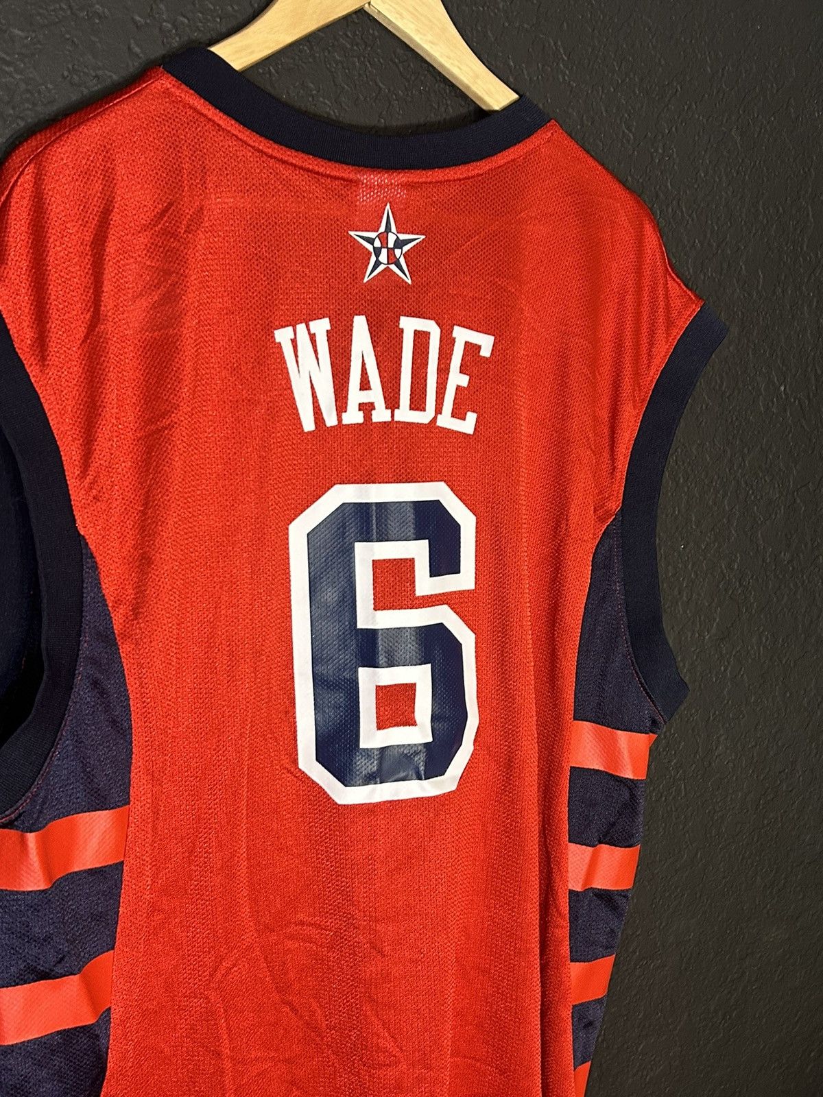 Reebok Vintage 2000s Reebok Team Usa Dwyane Wade #6 Size US XL / EU 56 / 4 - 8 Thumbnail