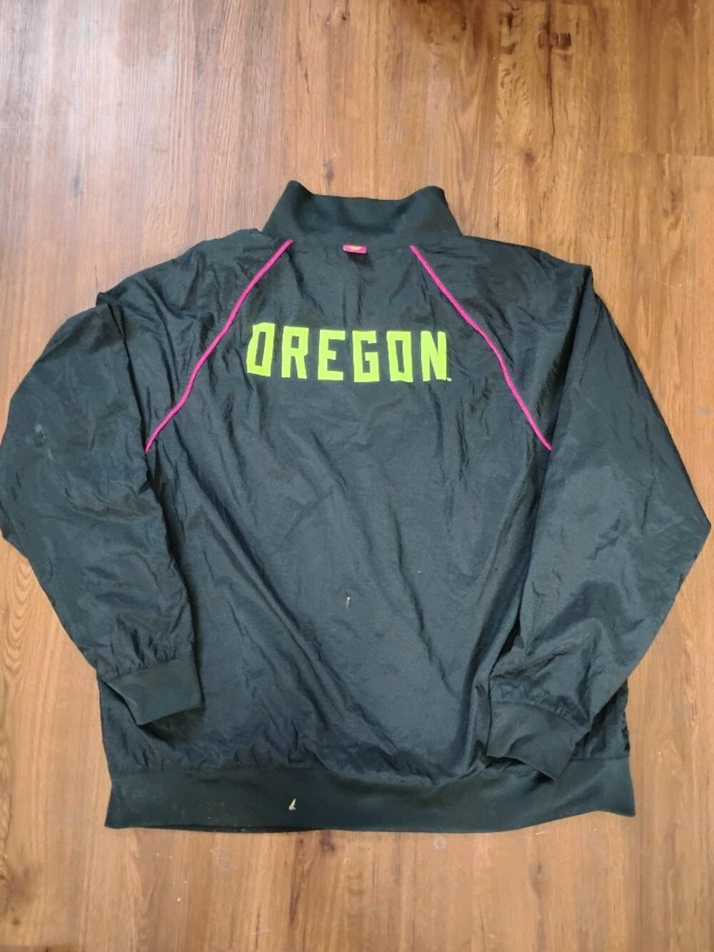 Nike Nike Oregon Ducks 2022 Cancer Awareness Neon Track Jacket Size US XXL / EU 58 / 5 - 5 Thumbnail