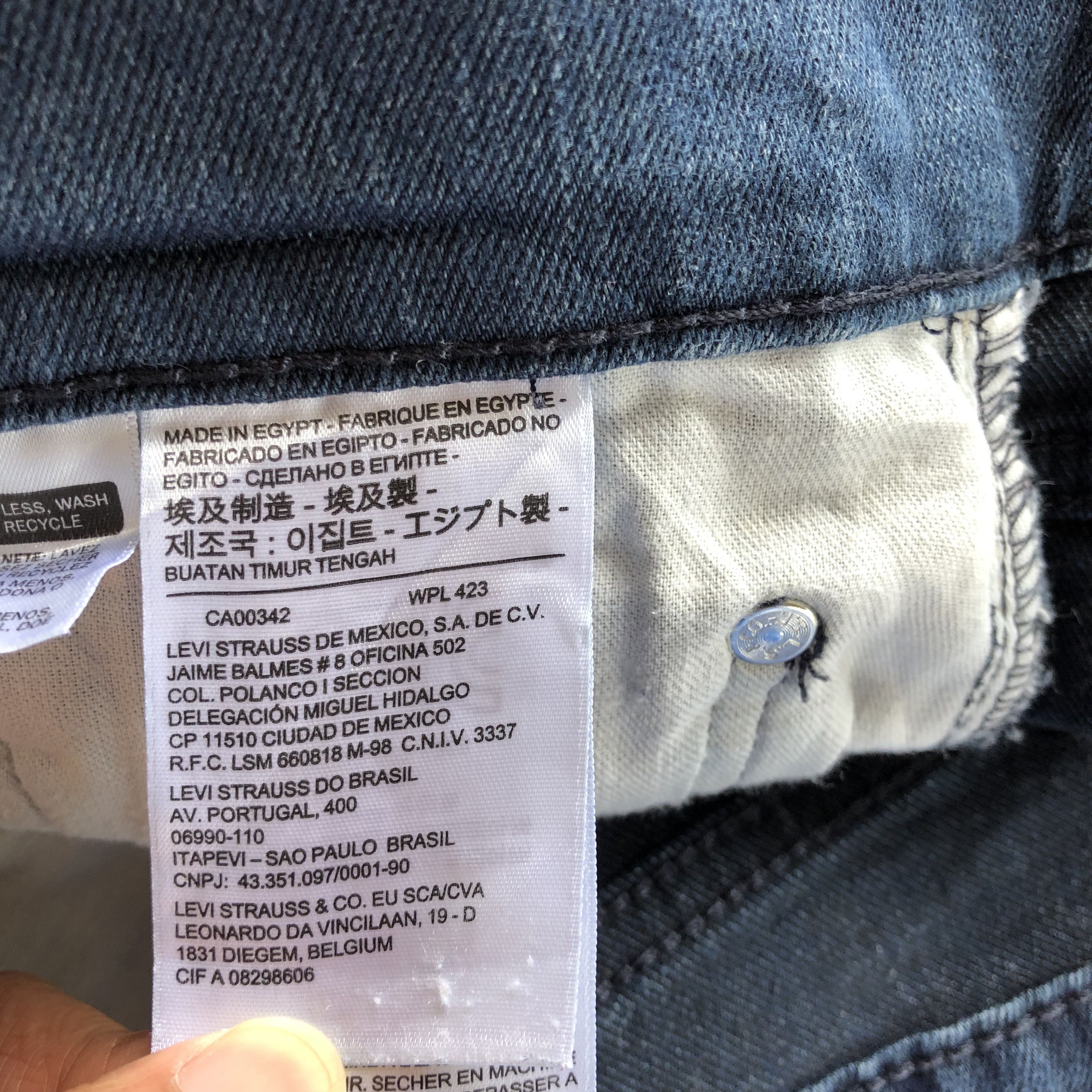 Levi's Vintage Levi's Faded Black Jeans Levis Dark Wash Denim Pants Size US 34 / EU 50 - 9 Thumbnail