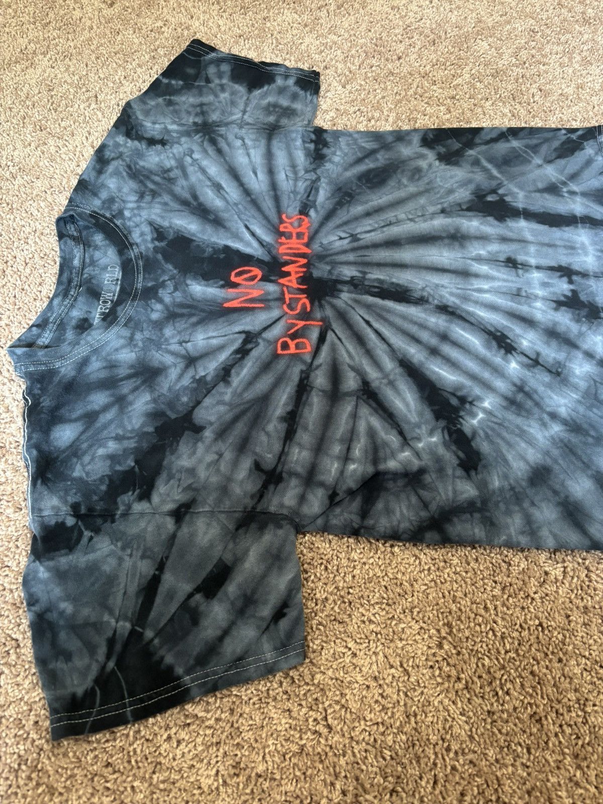 Travis Scott Travis Scott “No Bystanders” Astroworld Tour Tie-Dye T-Shirt Size US L / EU 52-54 / 3 - 4 Thumbnail