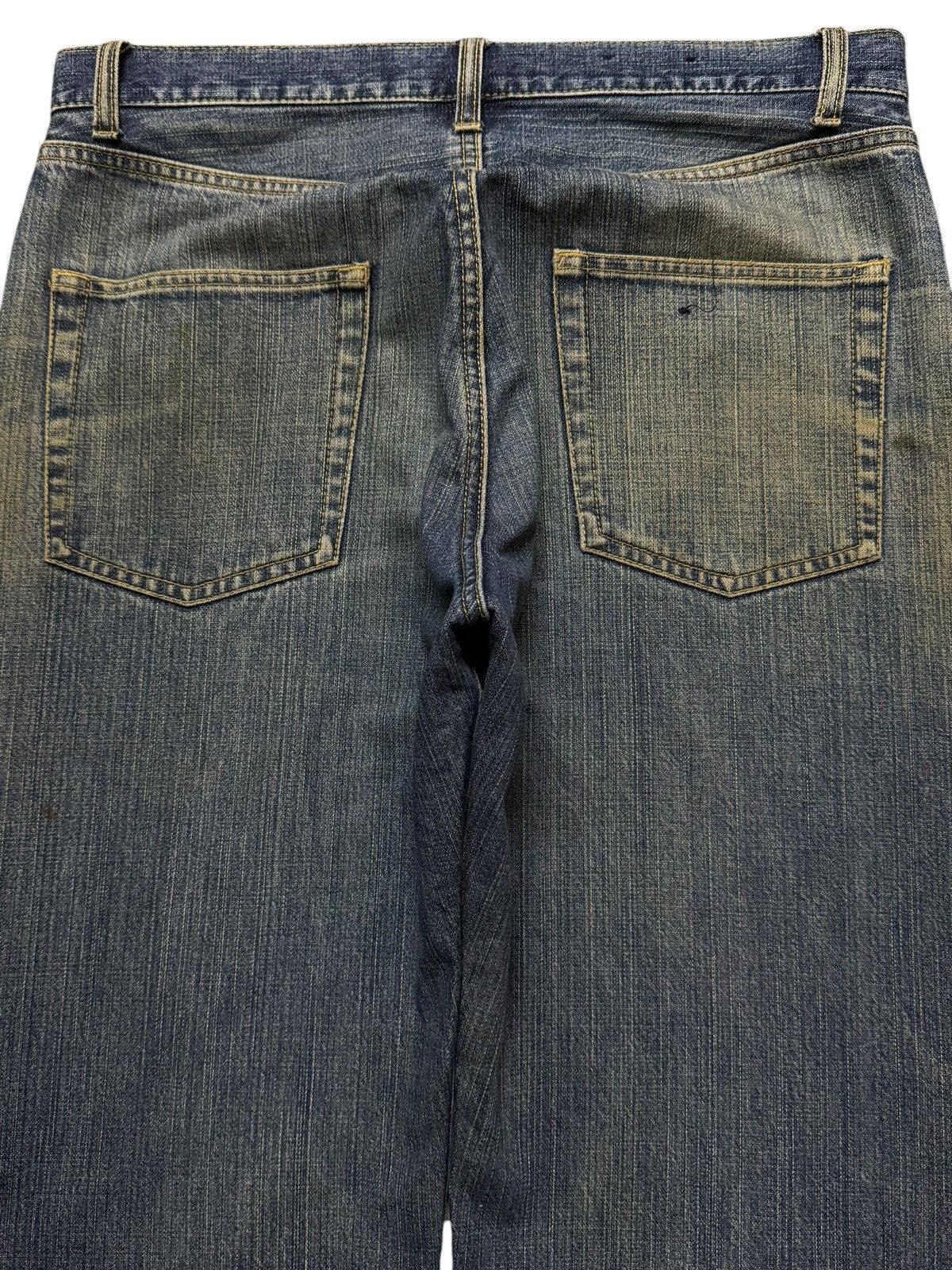 14th Addiction Vintage Y2K Japanese Brand Mud Wash Distress Wide Leg Baggy Size US 32 / EU 48 - 4 Thumbnail