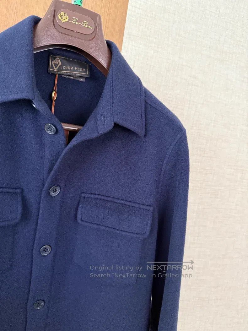 Loro Piana Loro Piana Vicuña Wool Shirt Jacket Size US S / EU 44-46 / 1 - 3 Thumbnail