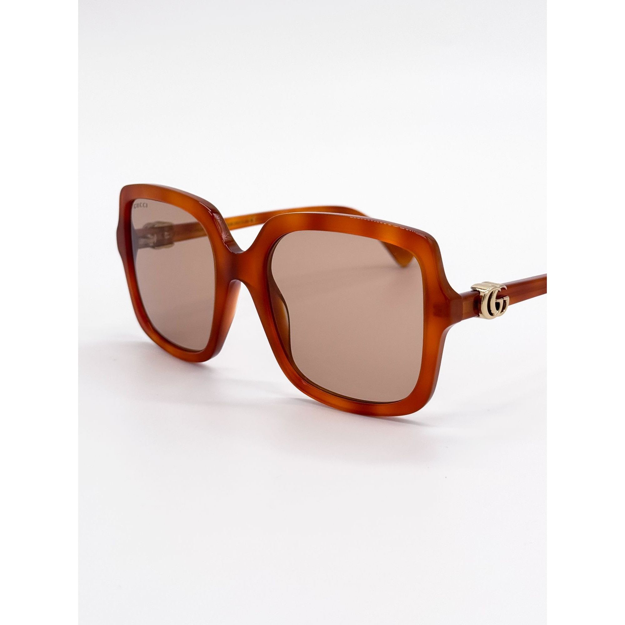 Gucci NEW GUCCI SUNGLASSES GG1070S 002 HAVANA OVERSIZED WOMEN Size ONE SIZE - 3 Thumbnail