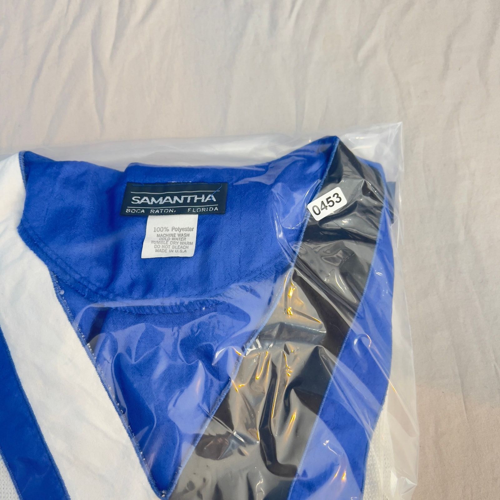 Other Samantha Boca Raton FL Top 100% Polyester Long Sleeve USA Size M / US 6-8 / IT 42-44 - 11 Thumbnail
