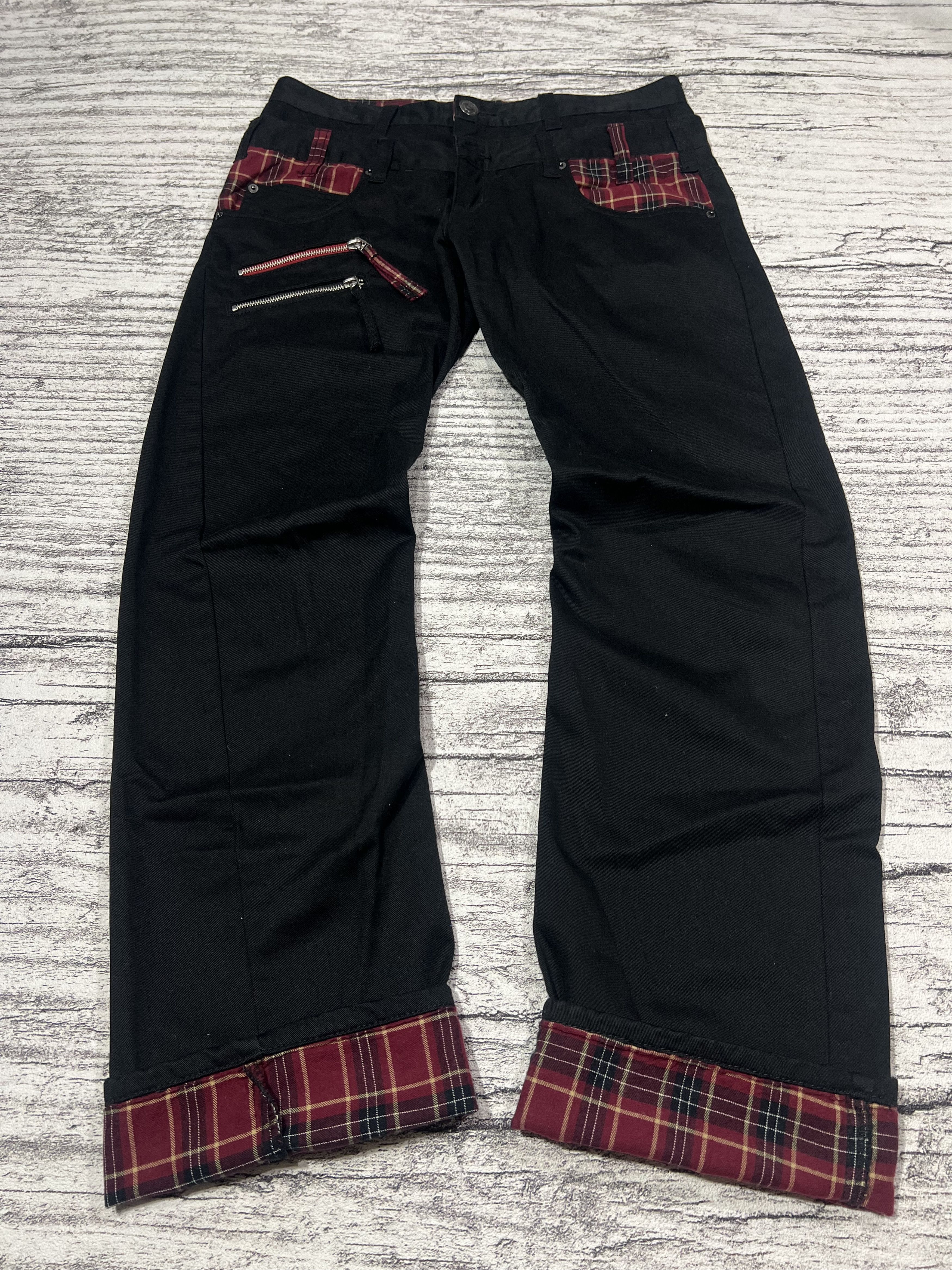 Japanese Brand 2000s Hysteric Double Waist Plaid Bootcut y2k Lgb Ifsix Size US 32 / EU 48 - 1 Thumbnail