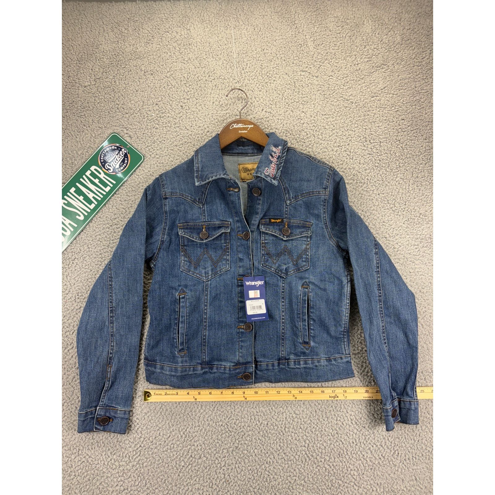 Wrangler Wrangler Texas A&M Football Denim Jean Jacket Womens M NEW Size M / US 6-8 / IT 42-44 - 1 Thumbnail