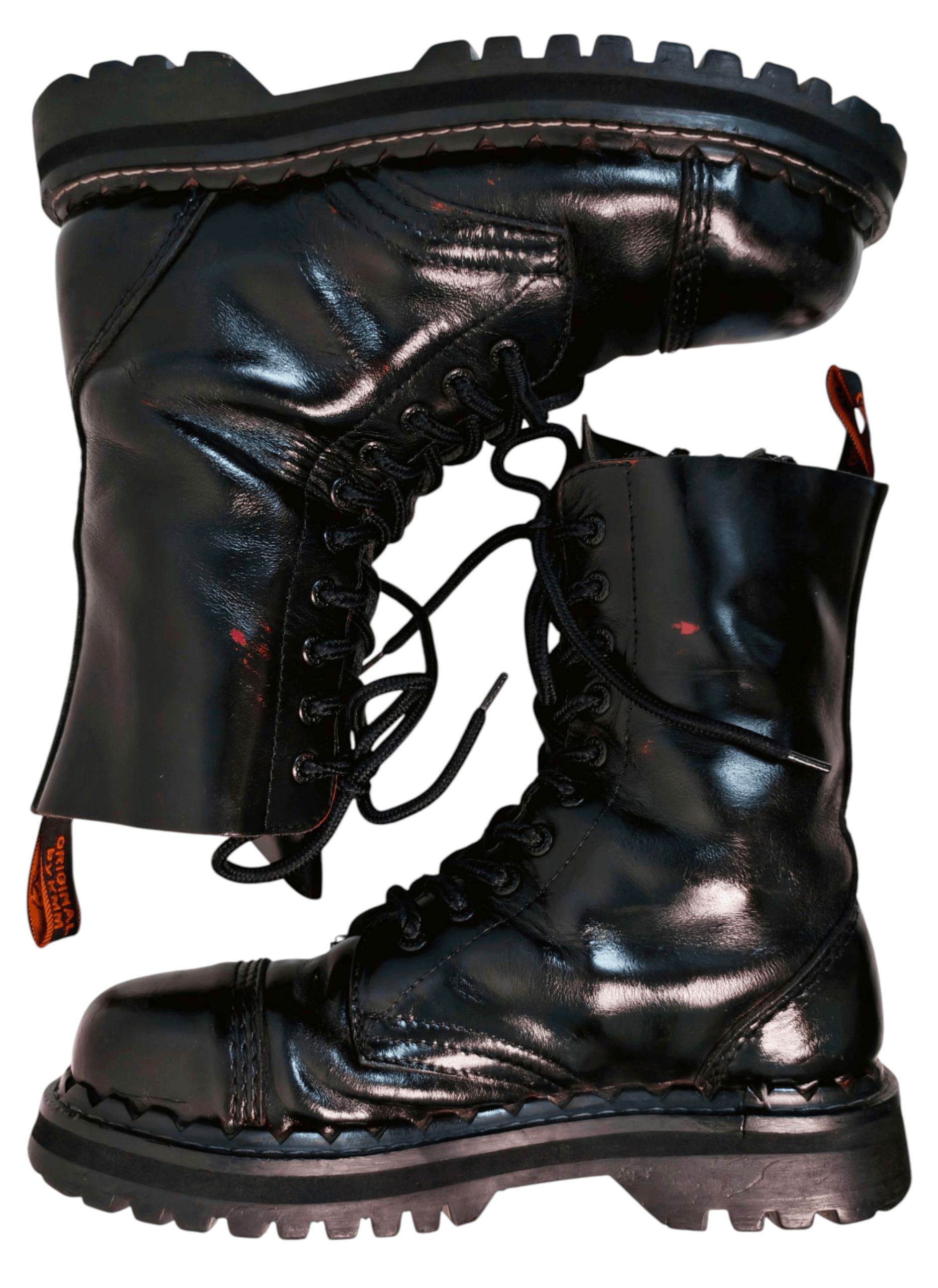 Other KMM Combat boots Men's 10 eyes Black Steel Toe Size US 9 / EU 42 - 8 Thumbnail