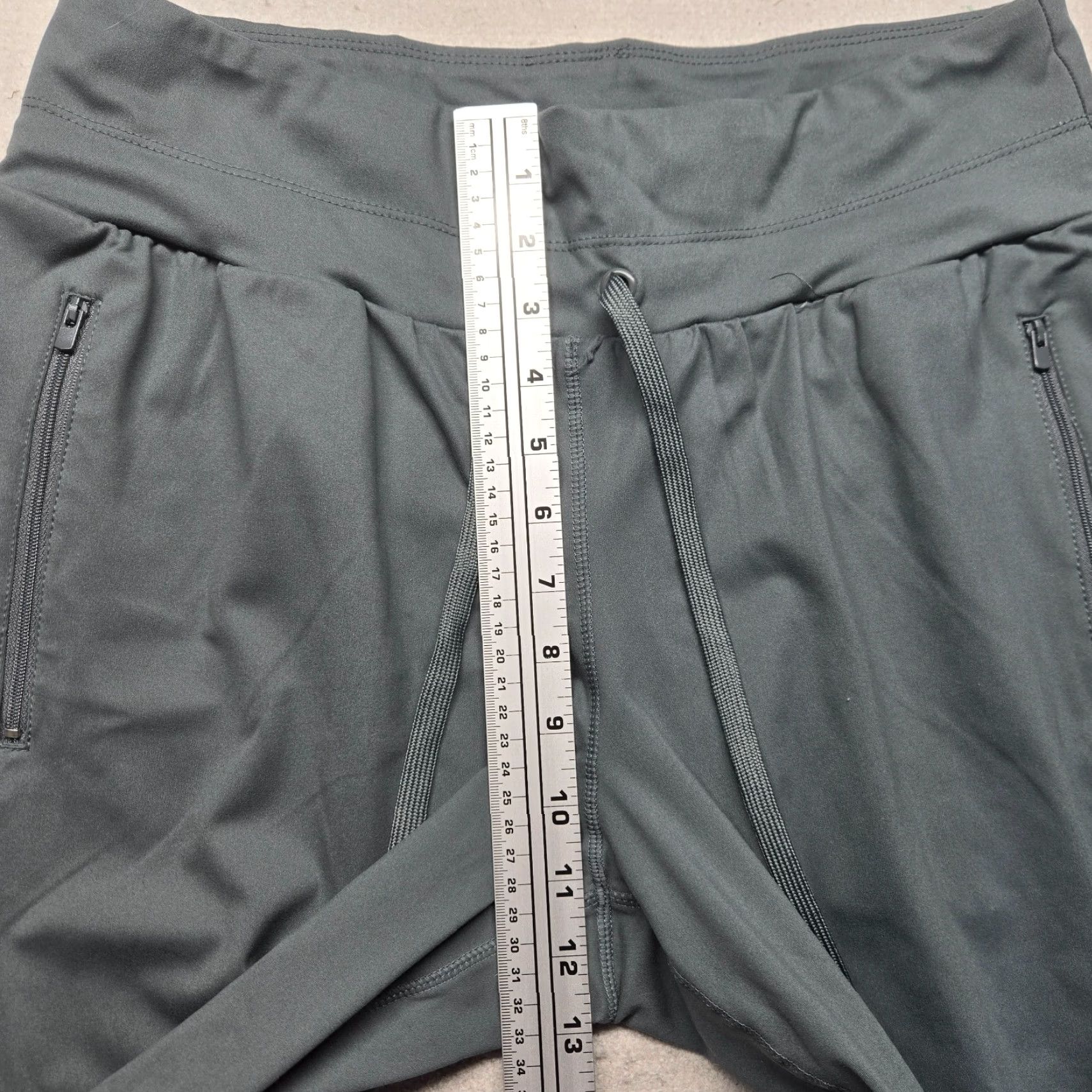 Vintage Maurices Pants Solid Green Stretch High Rise Straight Leg Pockets Women's L Size 36" / US 14 / IT 50 - 5 Thumbnail