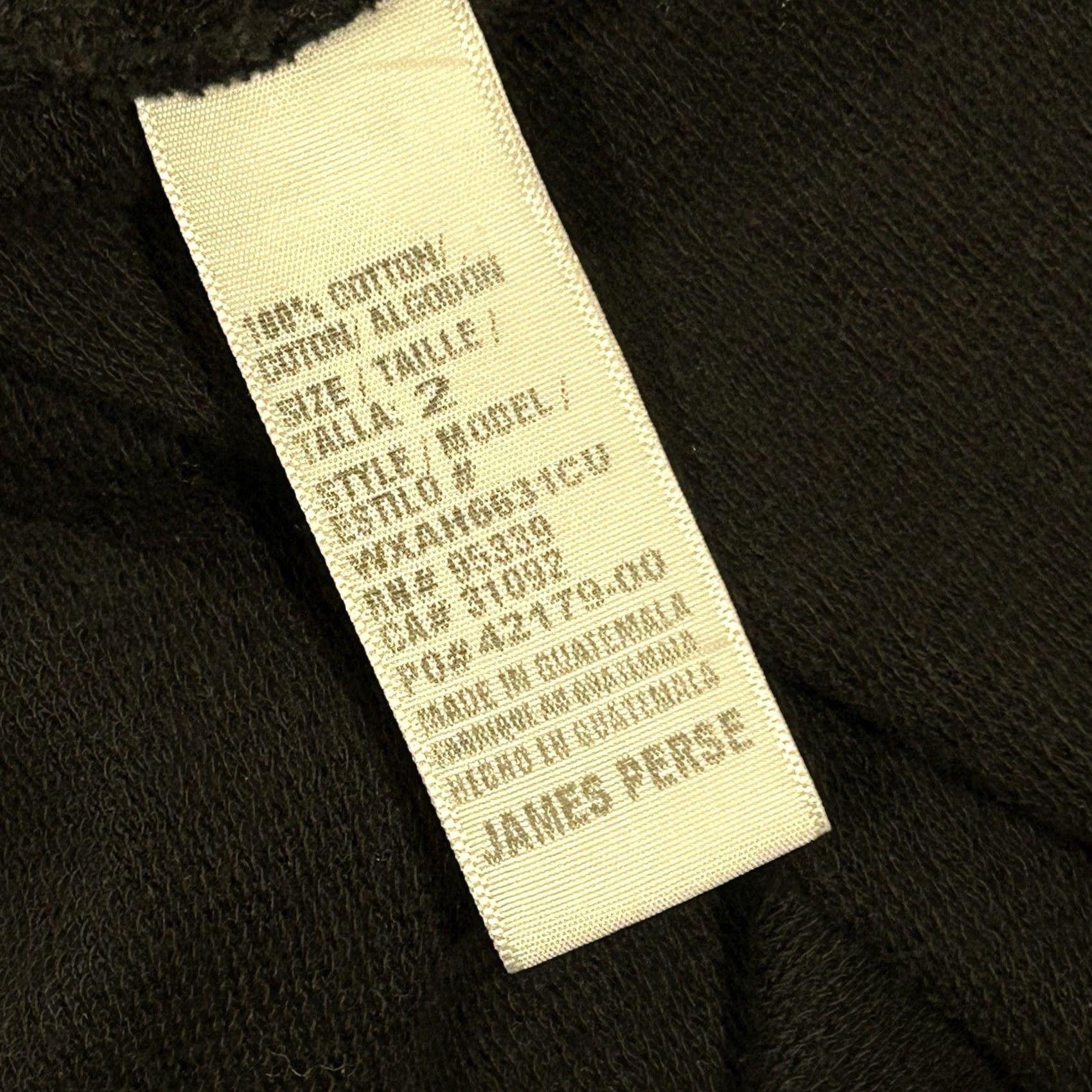 James Perse James Perse Dress Women’s 2 Raglan Short Length Black Crew Neck 100% Cotton Mini Shirt Dress T-Shirt Dress Casual Fall Womens Size XS / US 0-2 / IT 36-38 - 5 Thumbnail