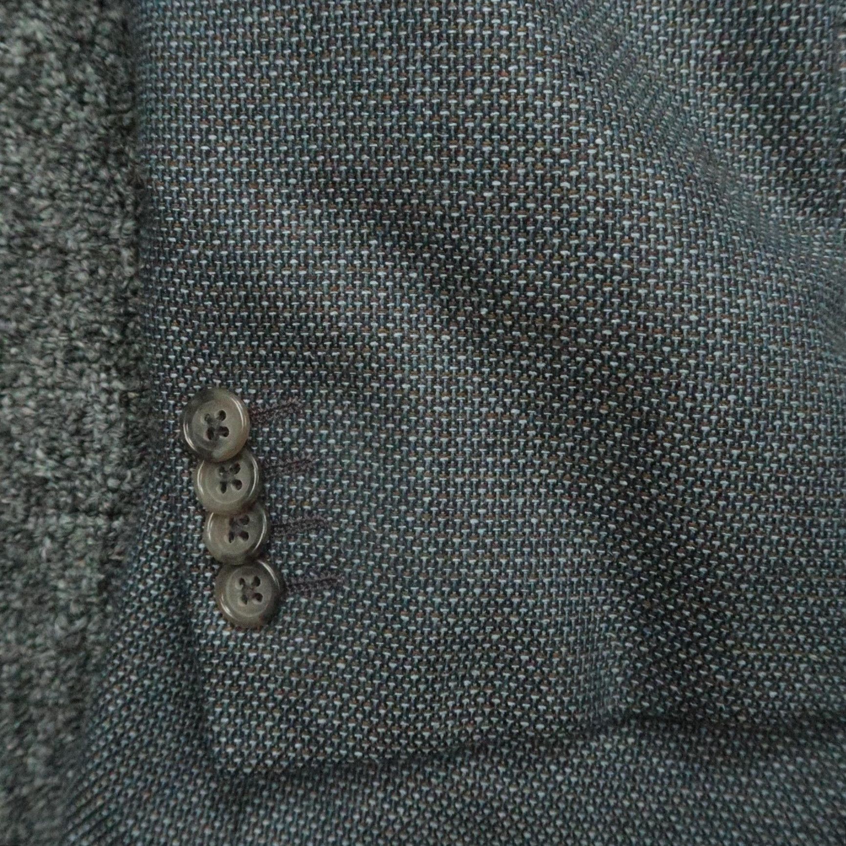 Ermenegildo Zegna Ermenegildo Zegna Blazer Mens 42R Gray Silk Wool Sport Coat Classic Business Wedding Size 42R - 4 Thumbnail