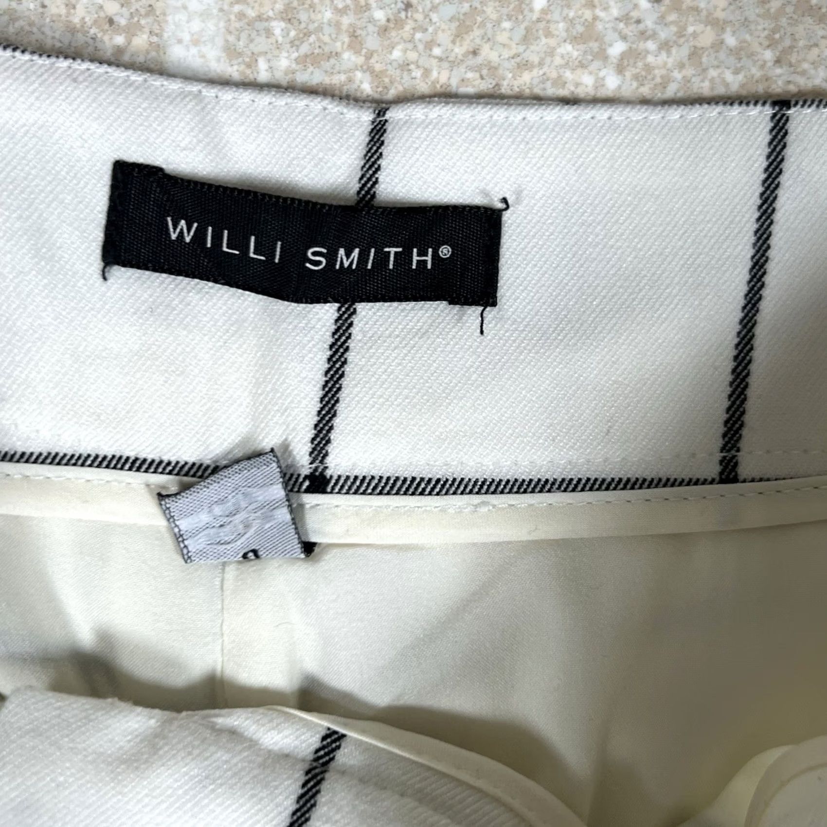 Willi Smith Willi Smith Dress Pants Women Stripe Grid Plaid Black/White Size 6 Regular Womens Pants Size 28" / US 6 / IT 42 - 7 Thumbnail