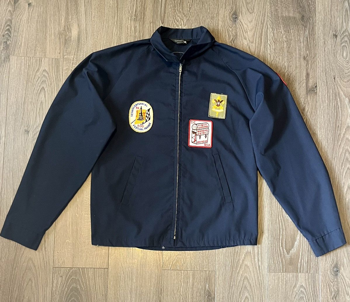 Vintage Vintage 60s Navy BSA Patch Jacket Size US L / EU 52-54 / 3 - 1 Thumbnail