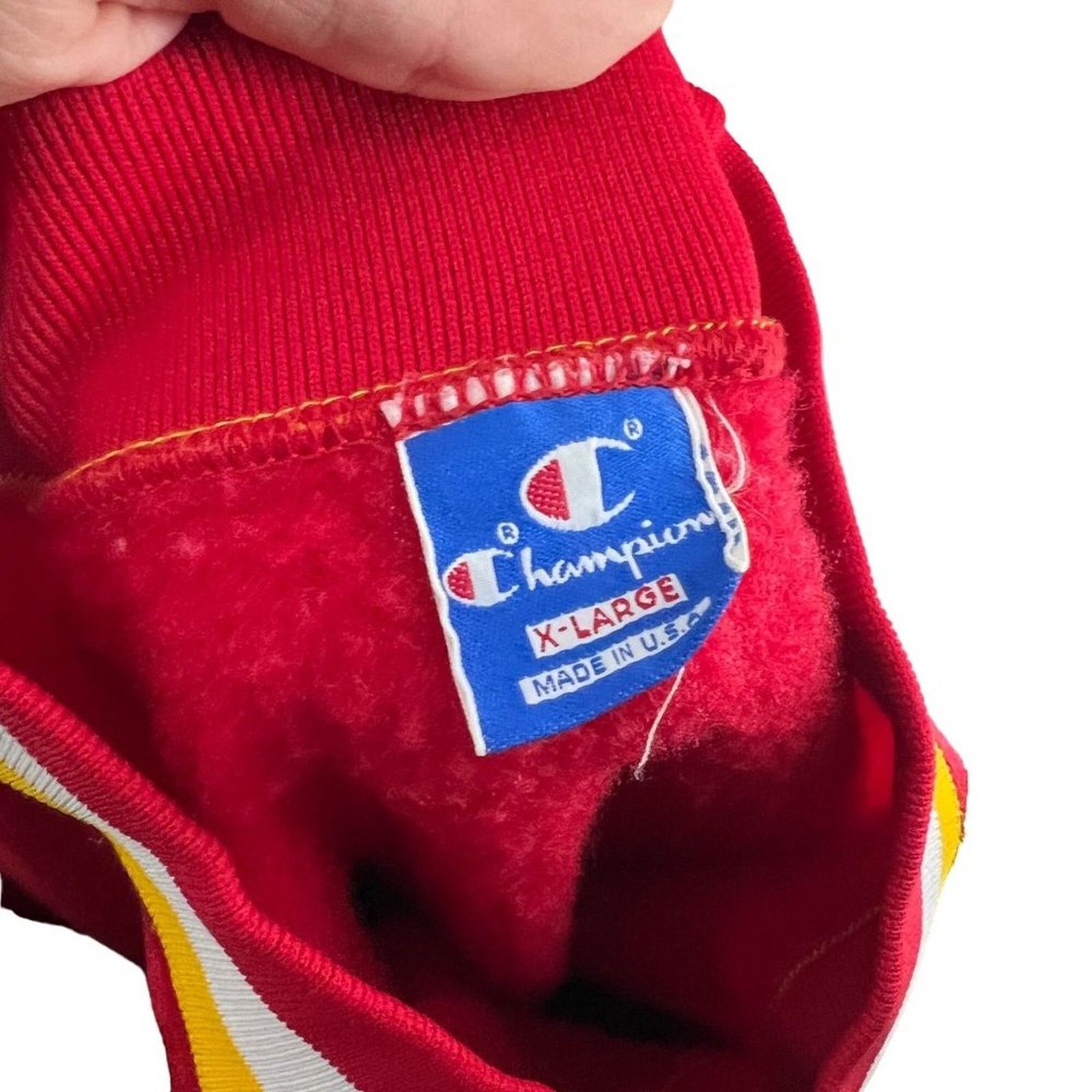 Champion Vintage 90s Champion Xlarge Wheaton Pullover Mens Xlarge Size US XL / EU 56 / 4 - 2 Thumbnail
